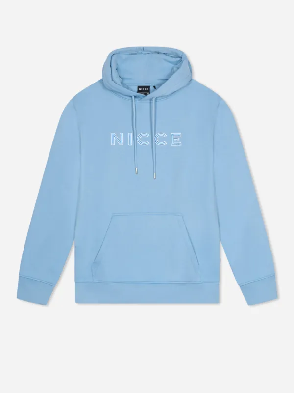 NICCE Mens Mercury Outline Hoodie | Blue sold by Nicce