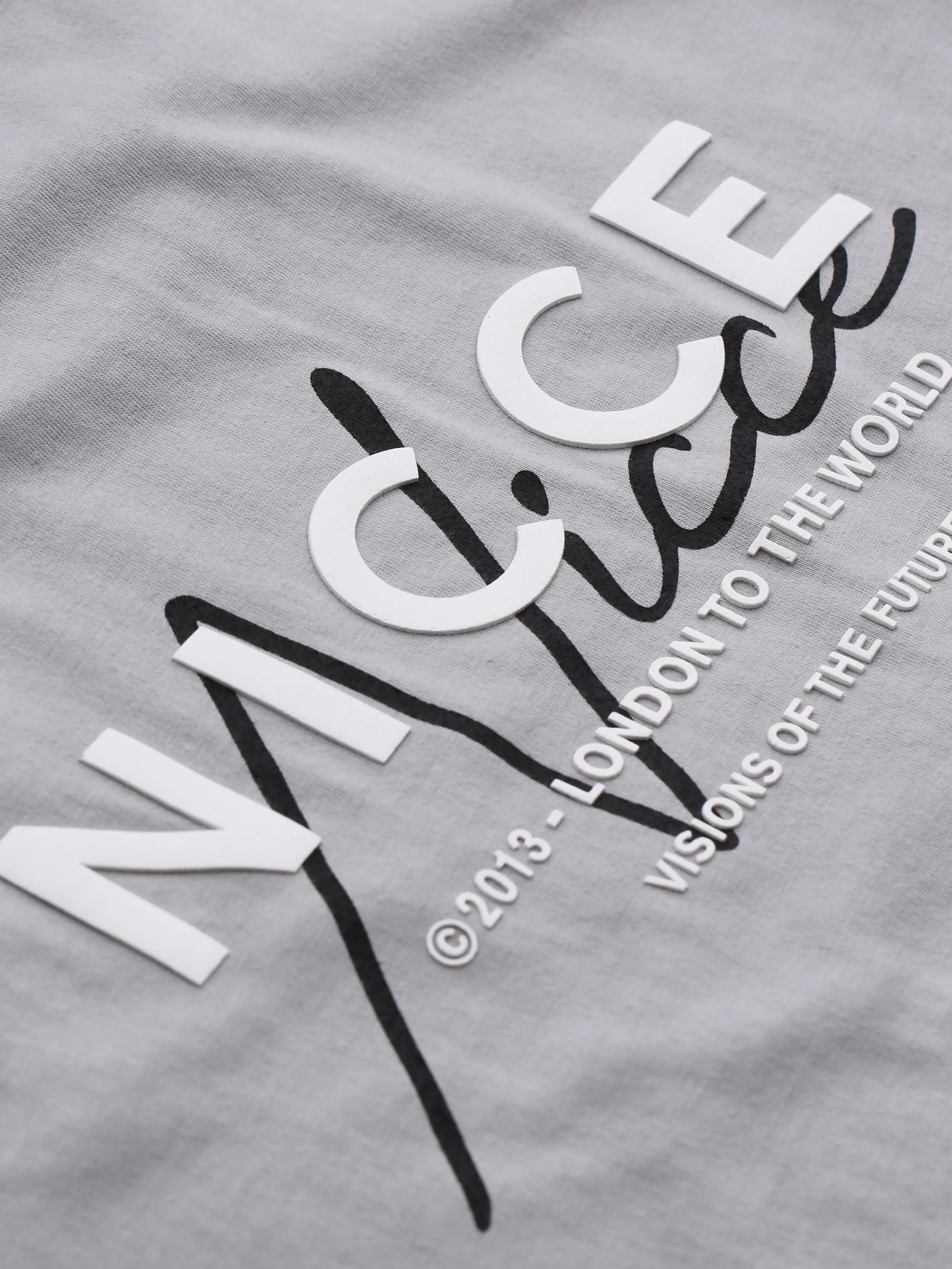 NICCE Mens World Essentials T-Shirt | Grey sold by Nicce product image thumbnail 5