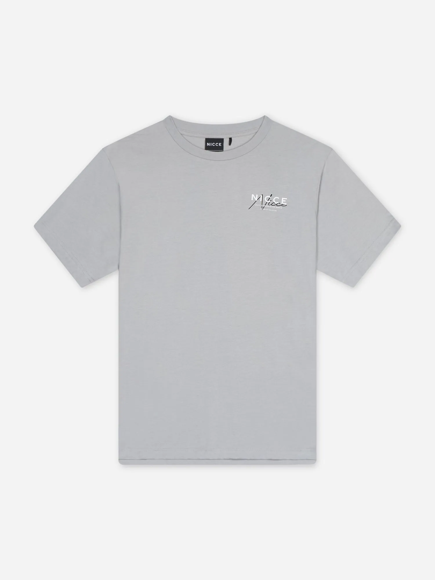 NICCE Mens World Essentials T-Shirt | Grey sold by Nicce