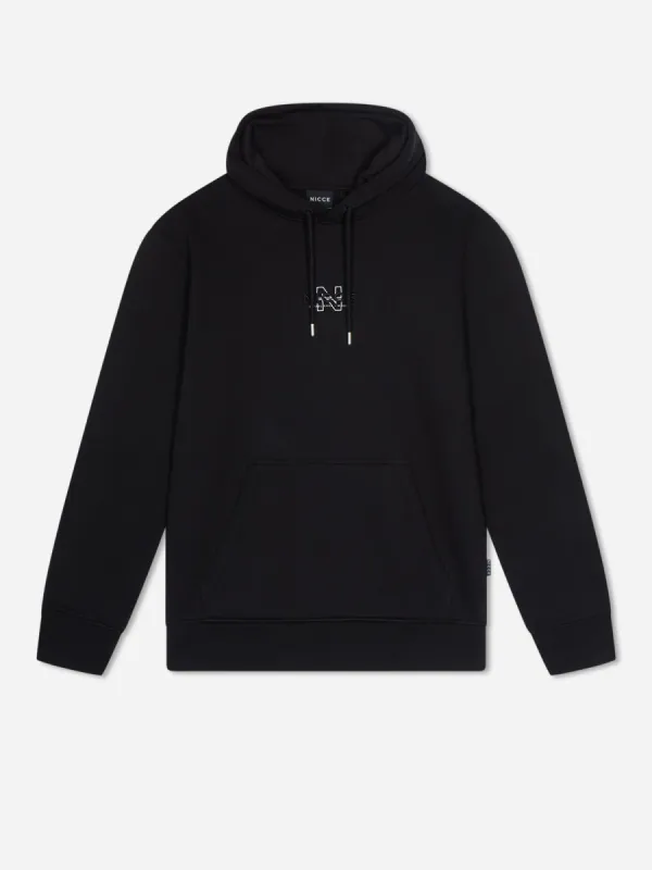NICCE Mens Sect Graphic Hoodie & Jogger Tracksuit Set | Black sold by Nicce
