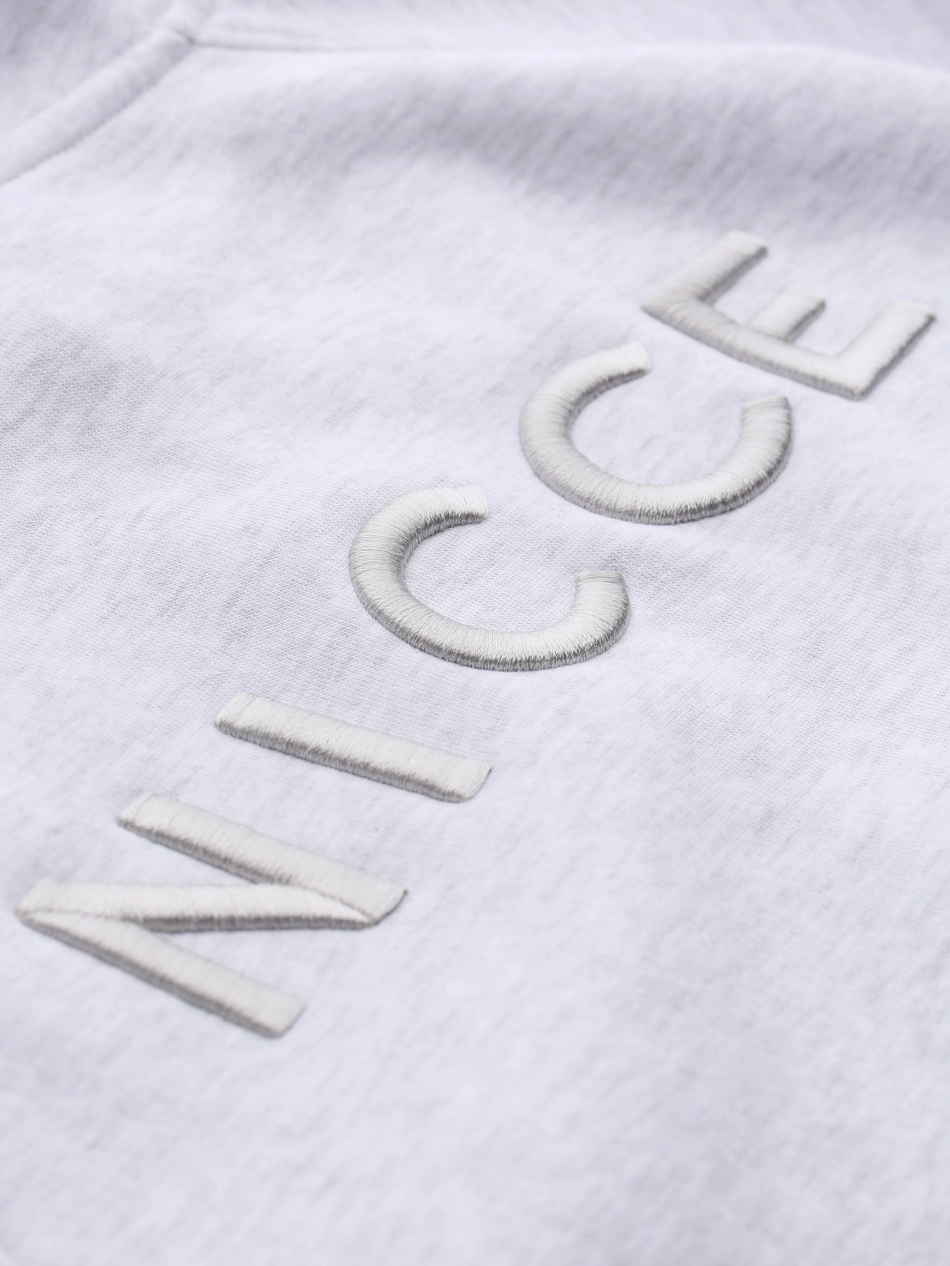 NICCE Womens Ersa Cropped Zip Through Hoodie | Grey sold by Nicce product image thumbnail 5