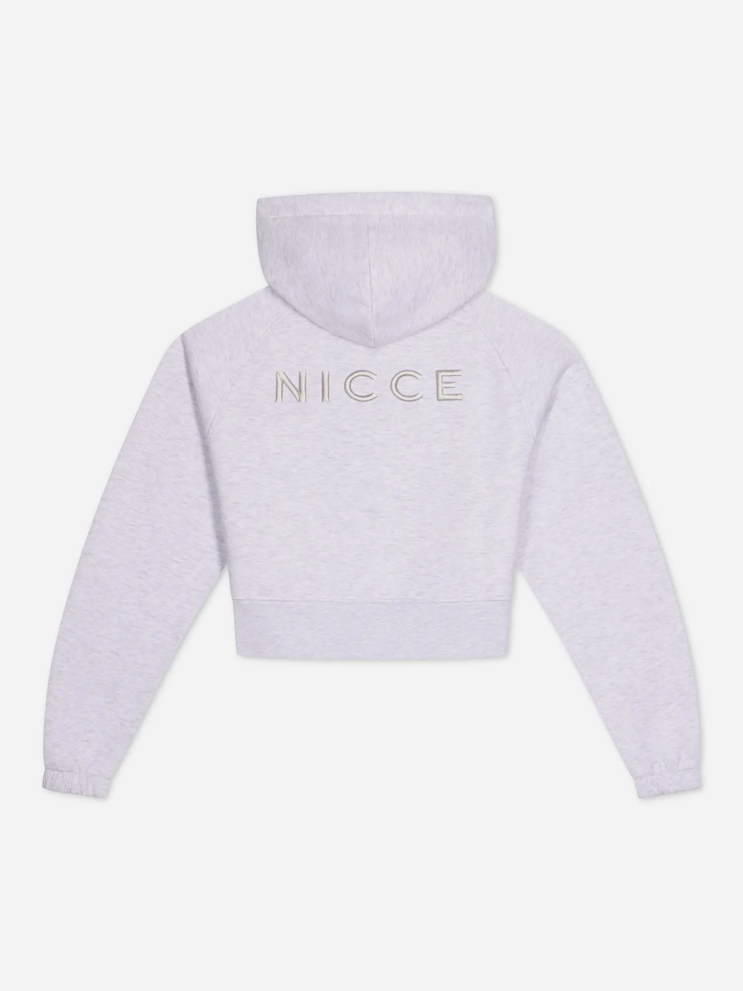 NICCE Womens Ersa Cropped Zip Through Hoodie | Grey sold by Nicce product image thumbnail 3