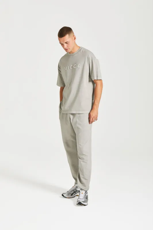 NICCE Mens Mercury Oversized T-Shirt | Circular Grey sold by Nicce