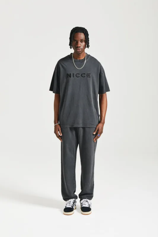NICCE Mens Mercury Oversized T-Shirt | Black sold by Nicce