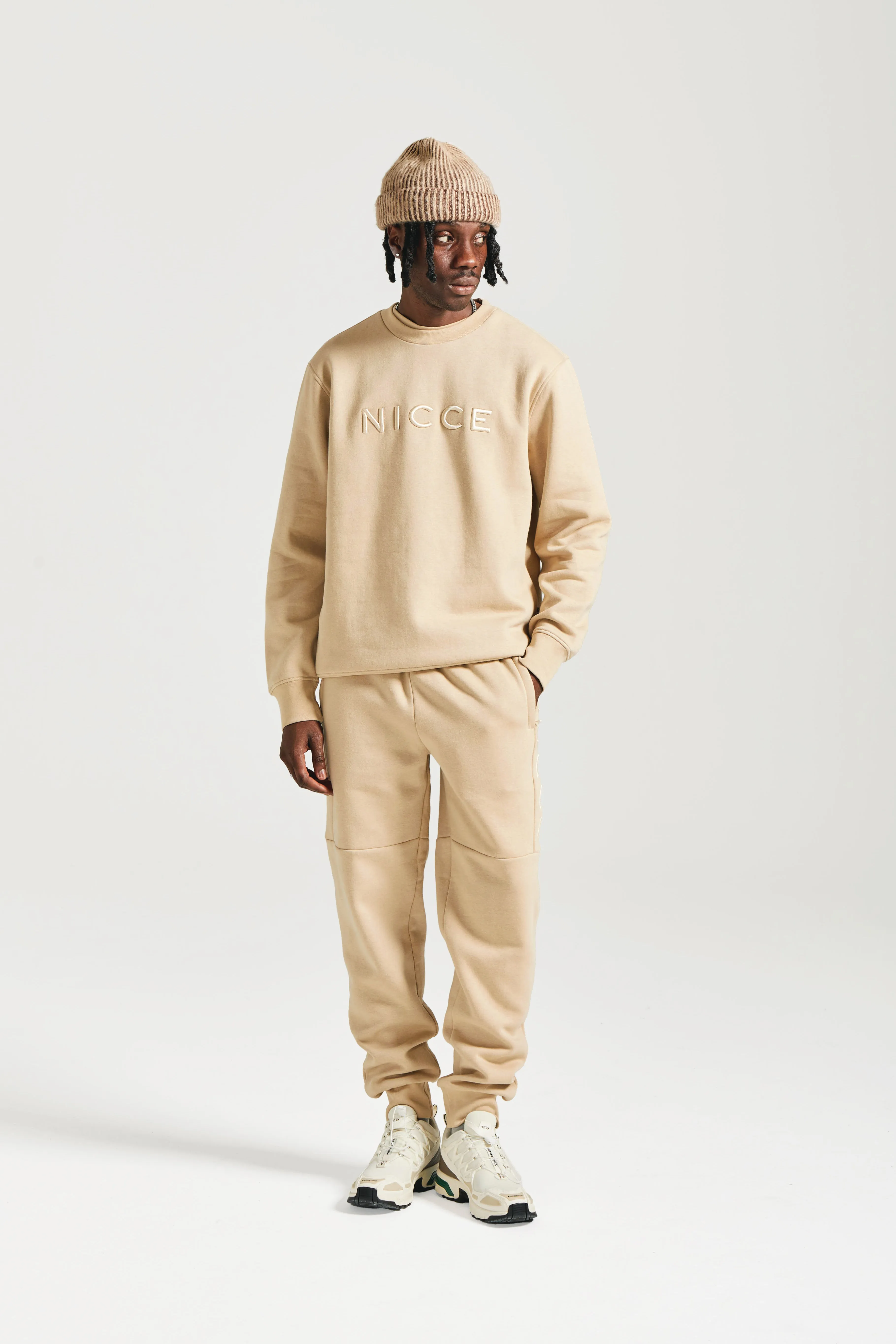 NICCE Mens Mercury Sweatshirt | Stone sold by Nicce