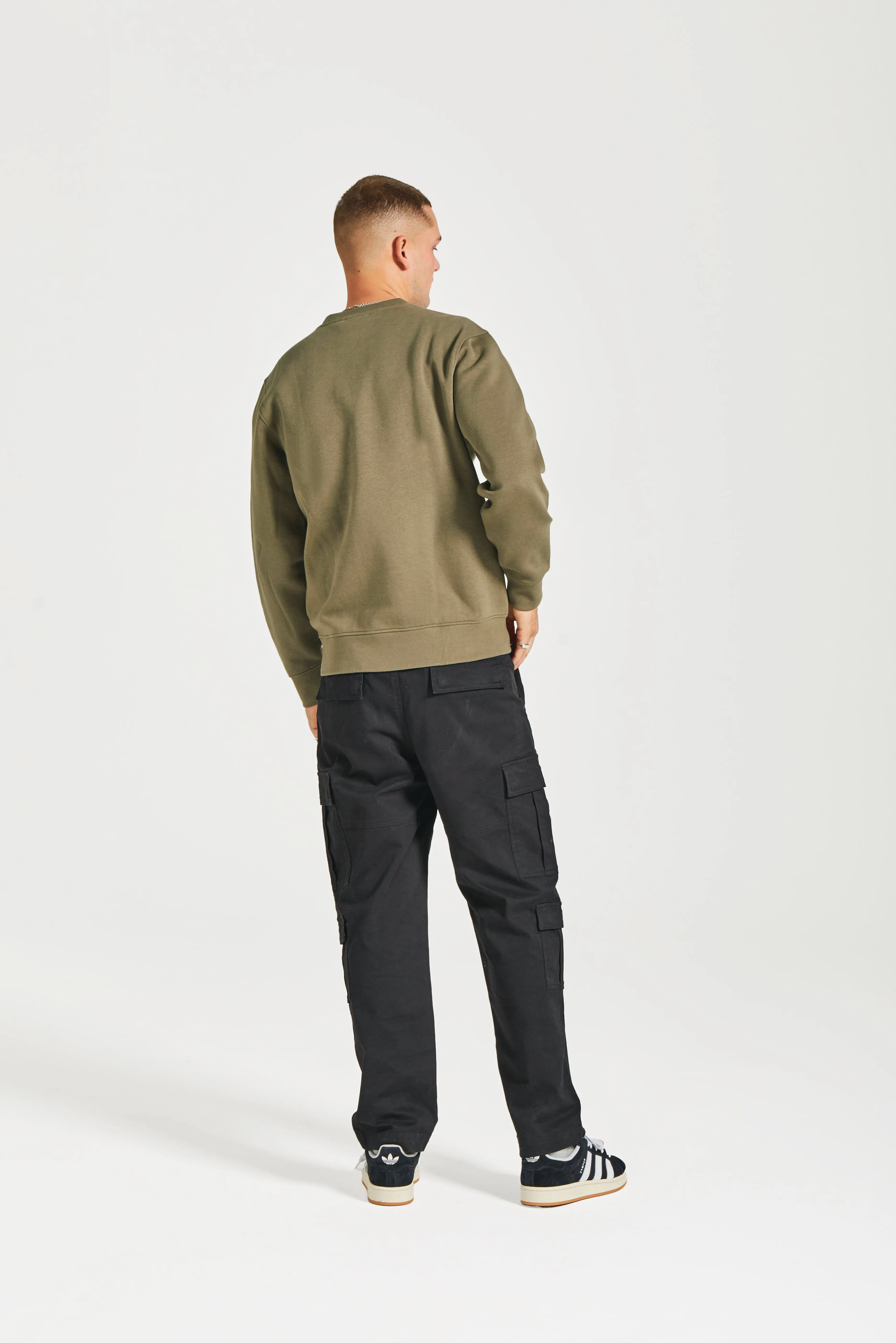 NICCE Mens Mercury Sweatshirt | Juniper Green sold by Nicce product image thumbnail 5