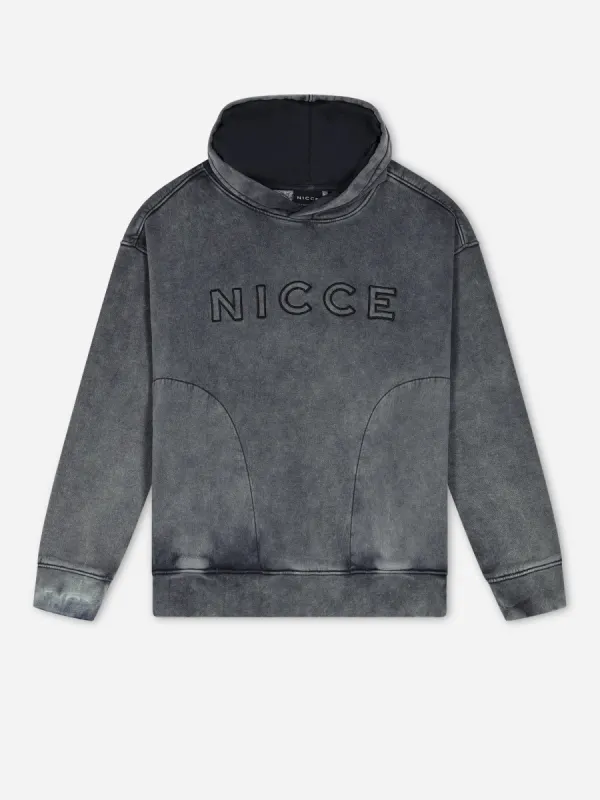 NICCE Mens Tima Hoodie | Washed Black sold by Nicce