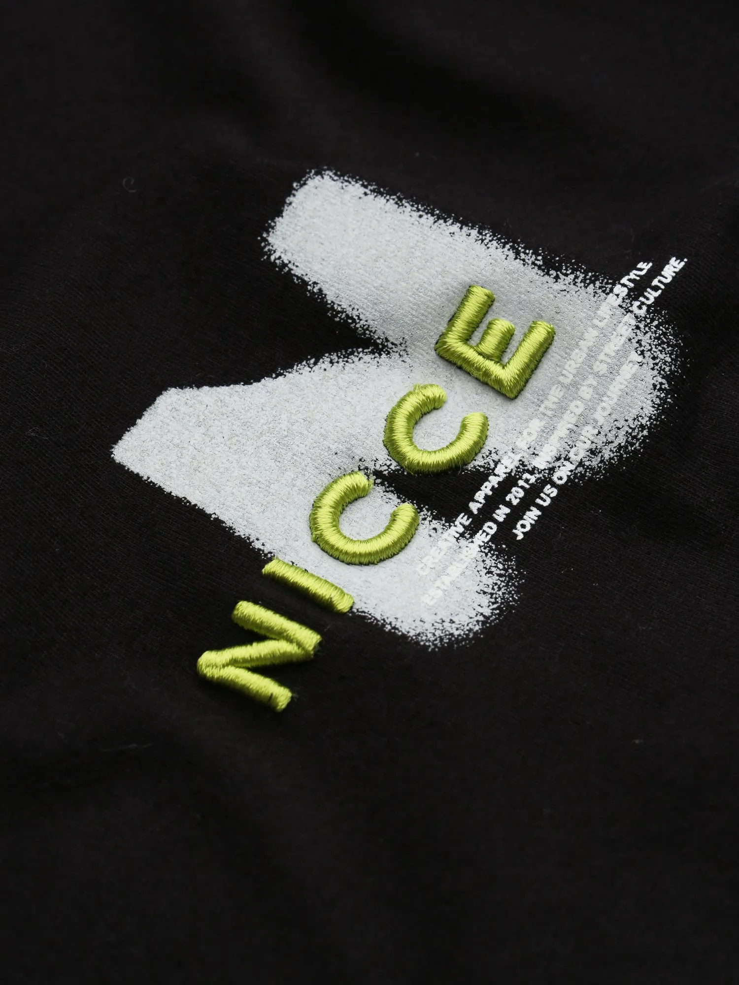NICCE Mens Blur T-Shirt | Black sold by Nicce product image thumbnail 5