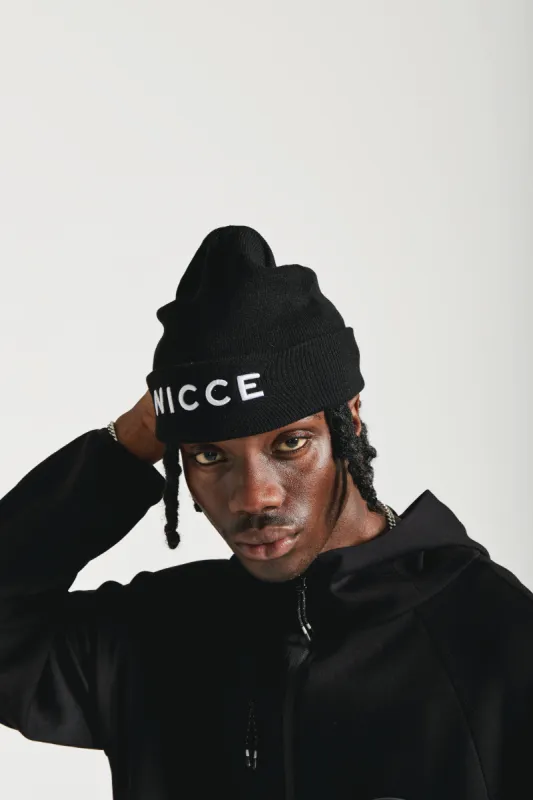 NICCE Buxton Beanie | Black sold by Nicce