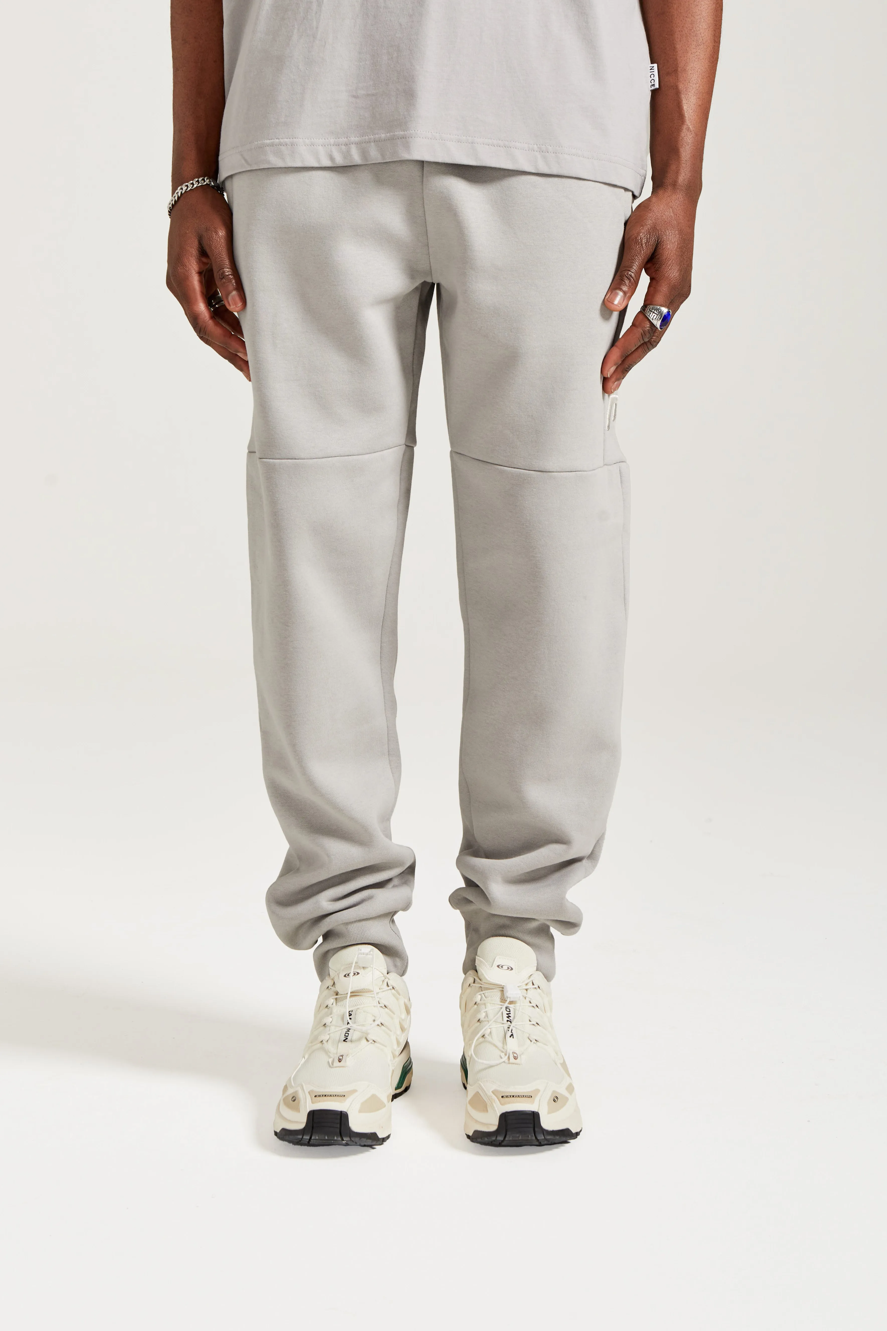 NICCE Mens Mercury Joggers | Circular Grey sold by Nicce