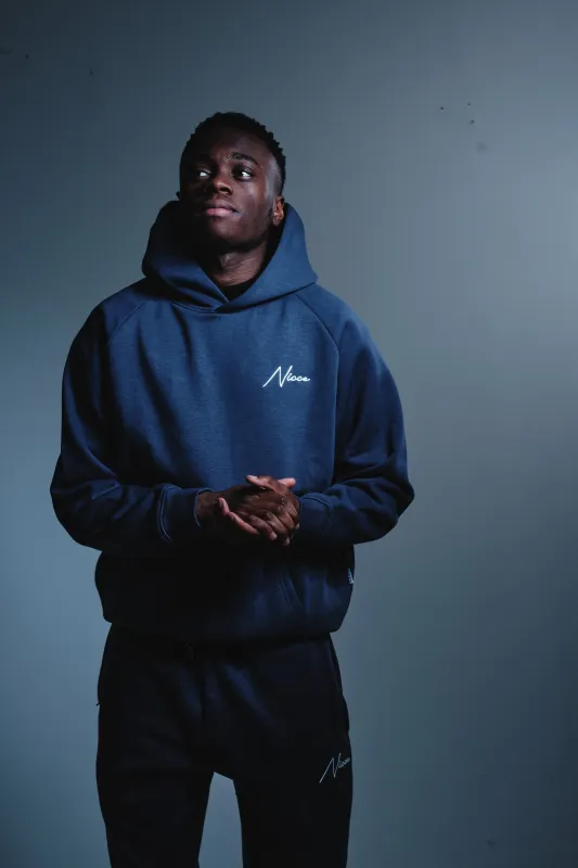 NICCE Mens Multi Graphic Script Jogger | Navy sold by Nicce