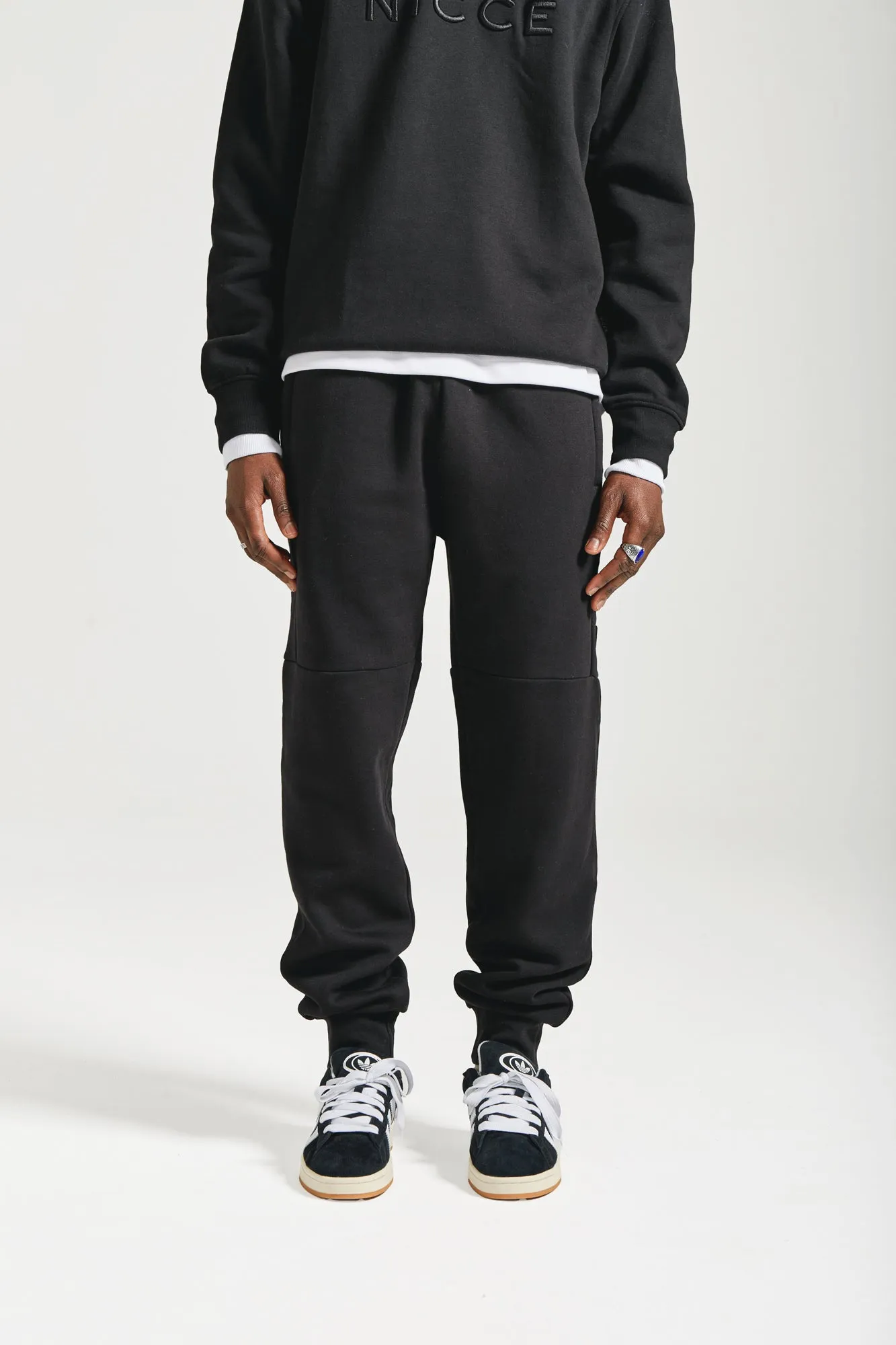 NICCE Mens Mercury Hoodie & Jogger Tracksuit Set | Black sold by Nicce product image thumbnail 5