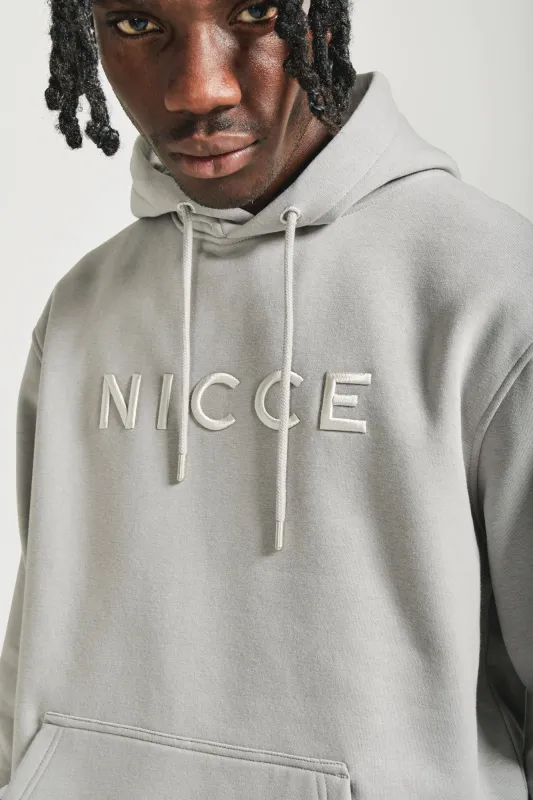 NICCE Mens Mercury Hoodie | Circular Grey sold by Nicce