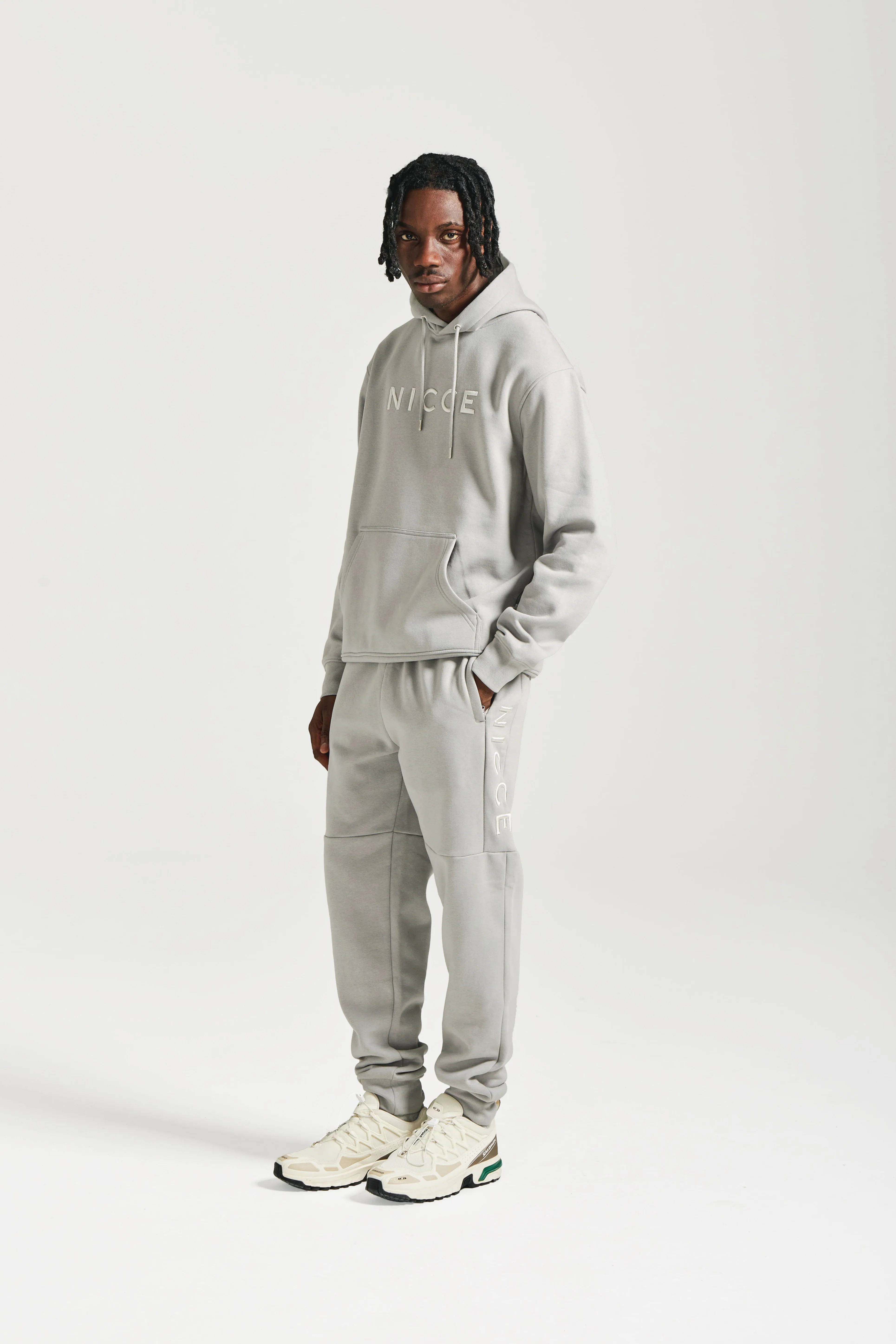 NICCE Mens Mercury Hoodie | Circular Grey sold by Nicce product image thumbnail 2