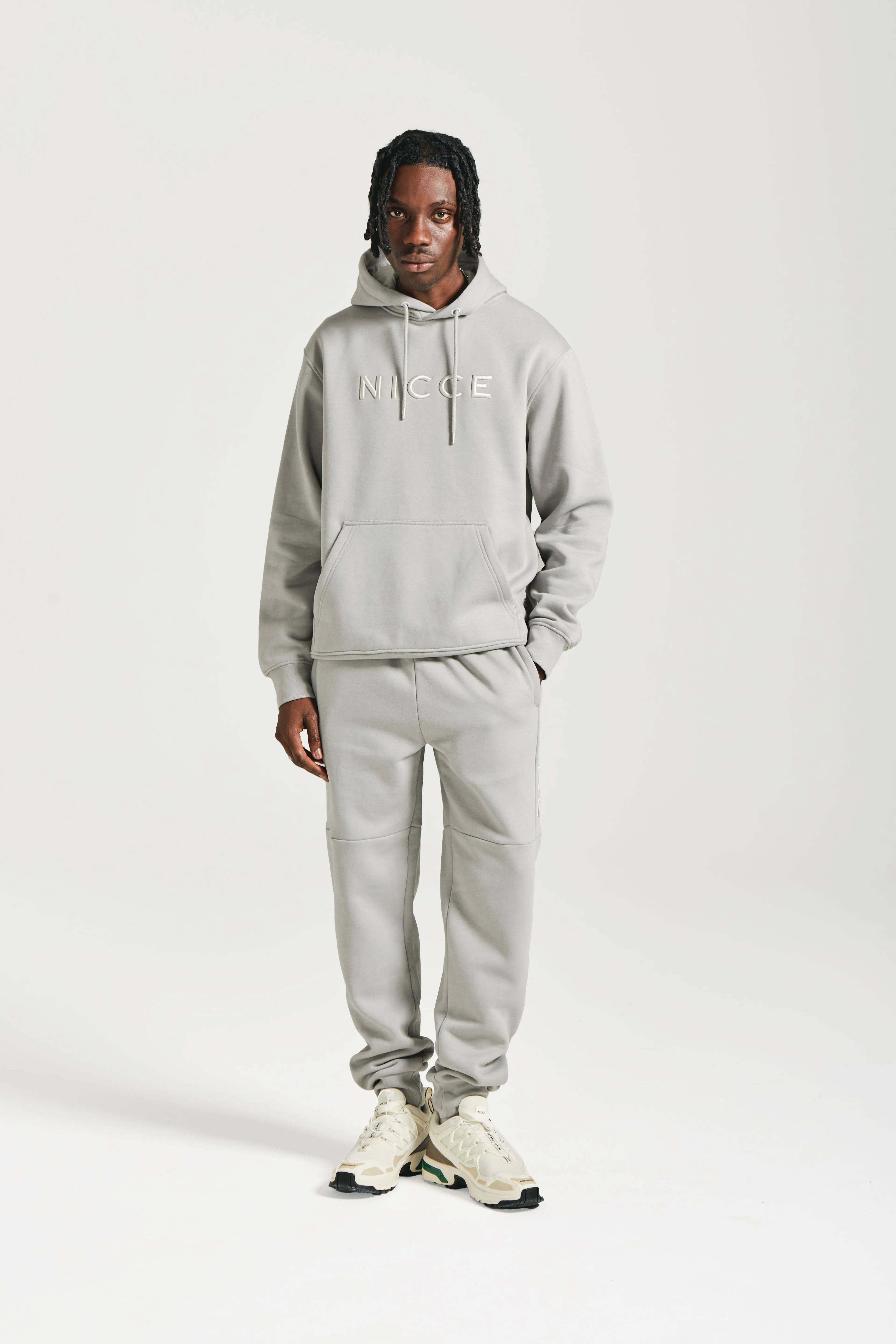 NICCE Mens Mercury Hoodie | Circular Grey sold by Nicce product image thumbnail 3