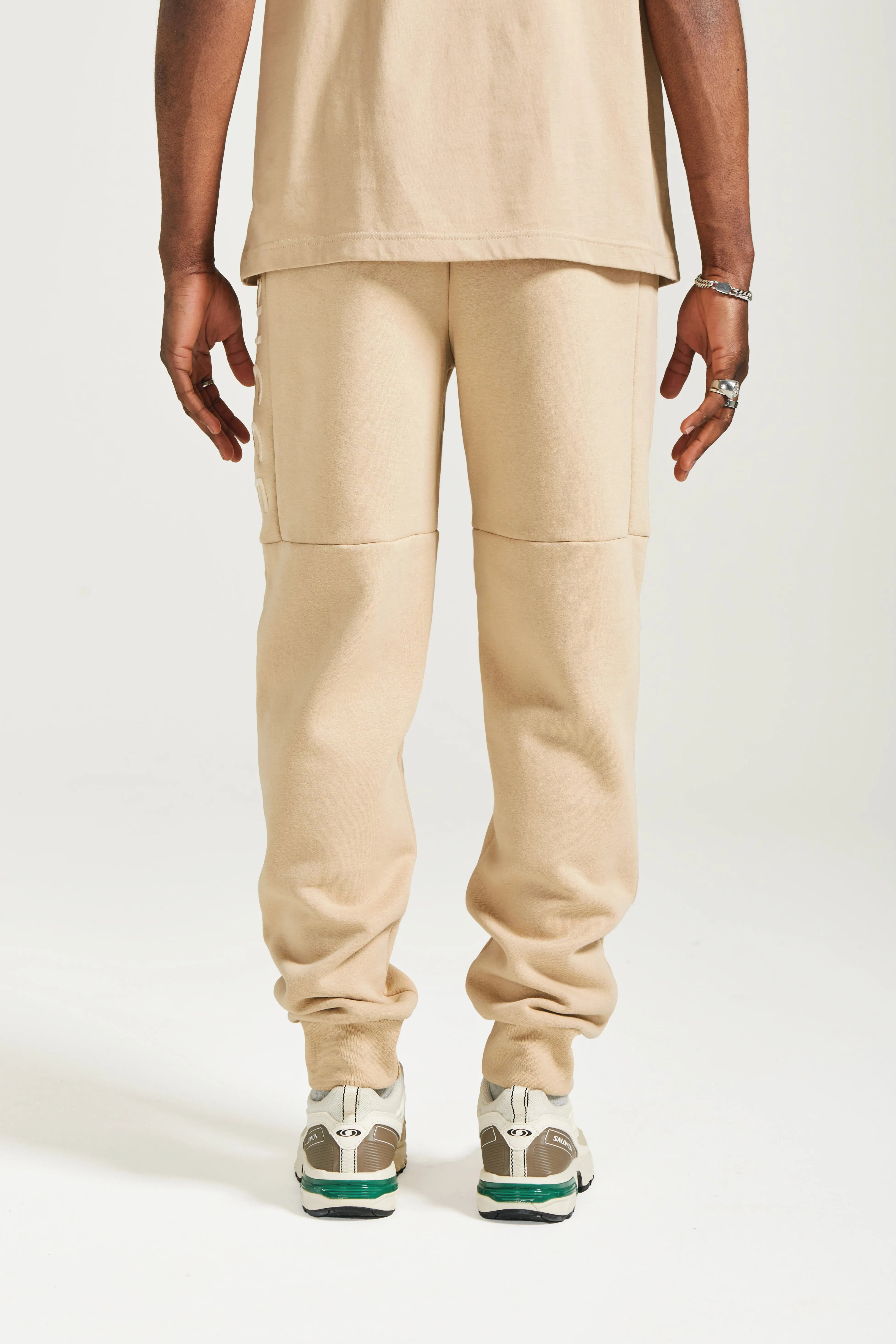 NICCE Mens Mercury Sweat & Jogger Tracksuit Set | Stone sold by Nicce product image thumbnail 5