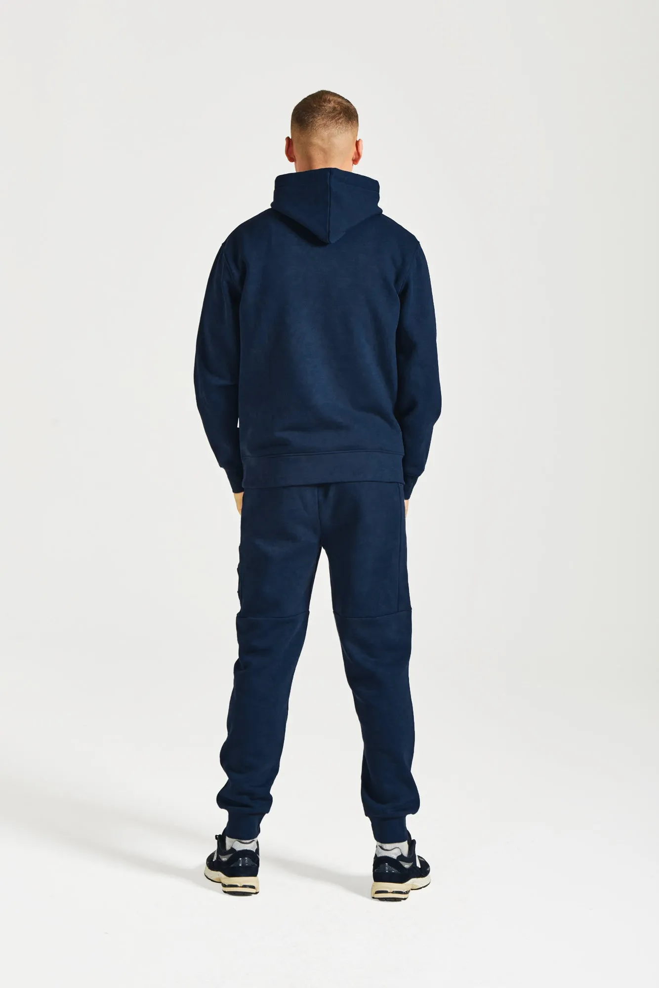 NICCE Mens Mercury Hoodie & Jogger Tracksuit Set | Navy sold by Nicce product image thumbnail 3