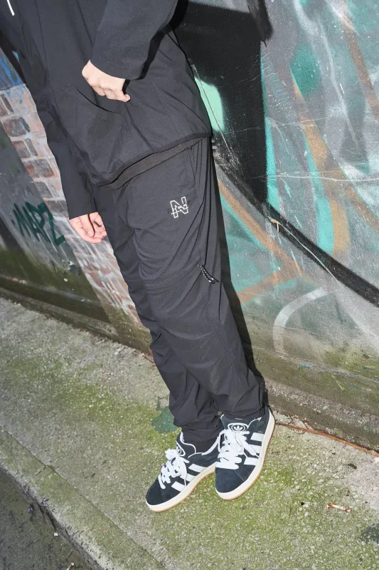 NICCE Mens Sect Graphic Jacket & Cargo Pants Set | Black sold by Nicce