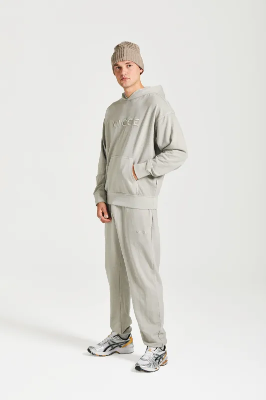 NICCE Mens Mercury Oversized Hoodie & Jogger Tracksuit Set | Circular Grey sold by Nicce
