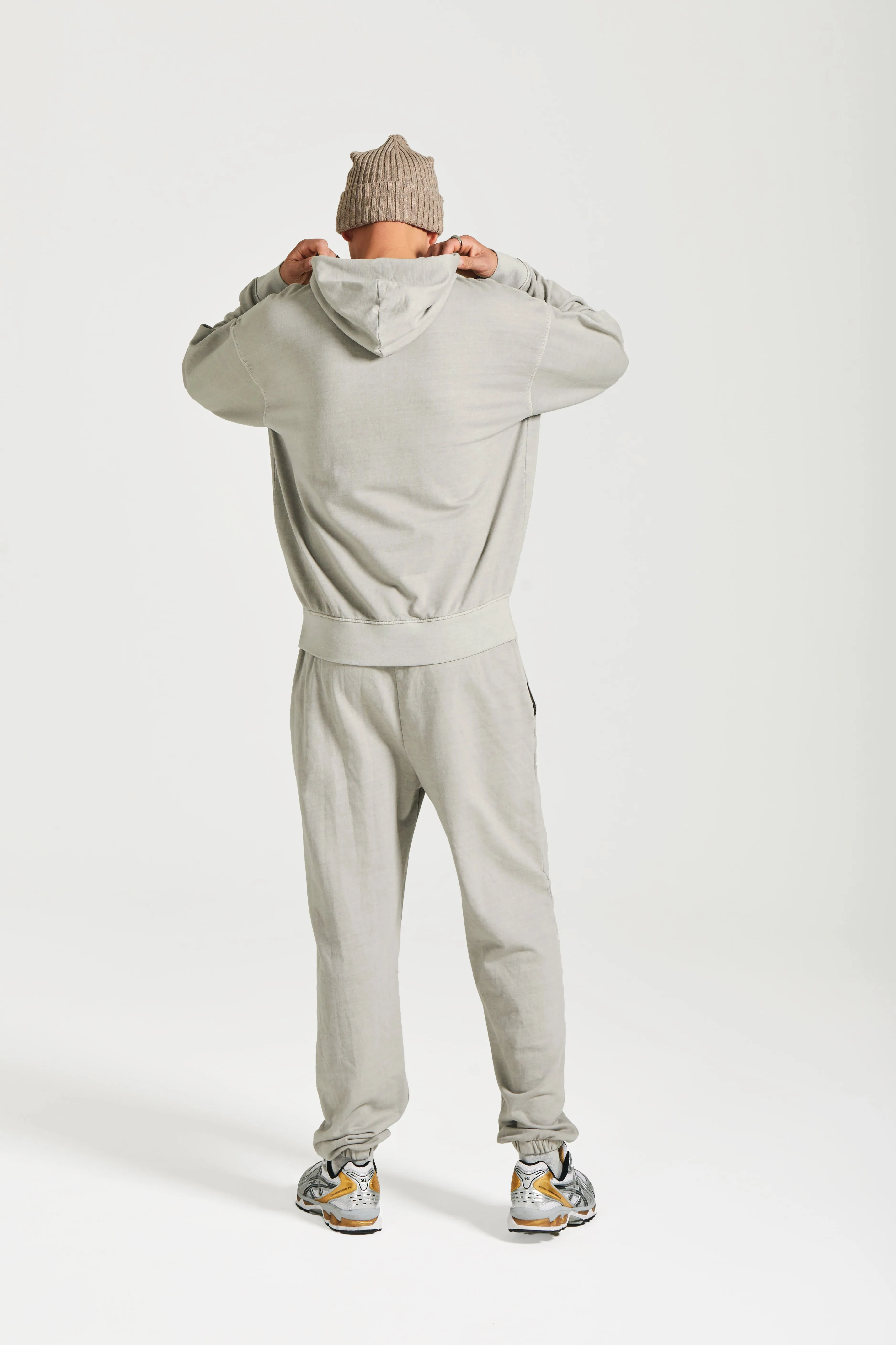 NICCE Mens Mercury Oversized Hoodie & Jogger Tracksuit Set | Circular Grey sold by Nicce product image thumbnail 3