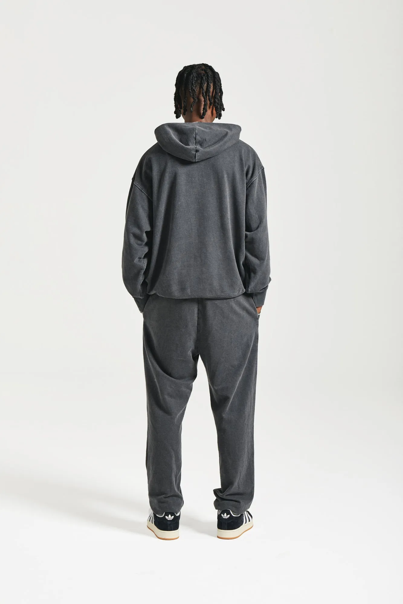 NICCE Mens Mercury Oversized Hoodie & Jogger Tracksuit Set | Black sold by Nicce product image thumbnail 3