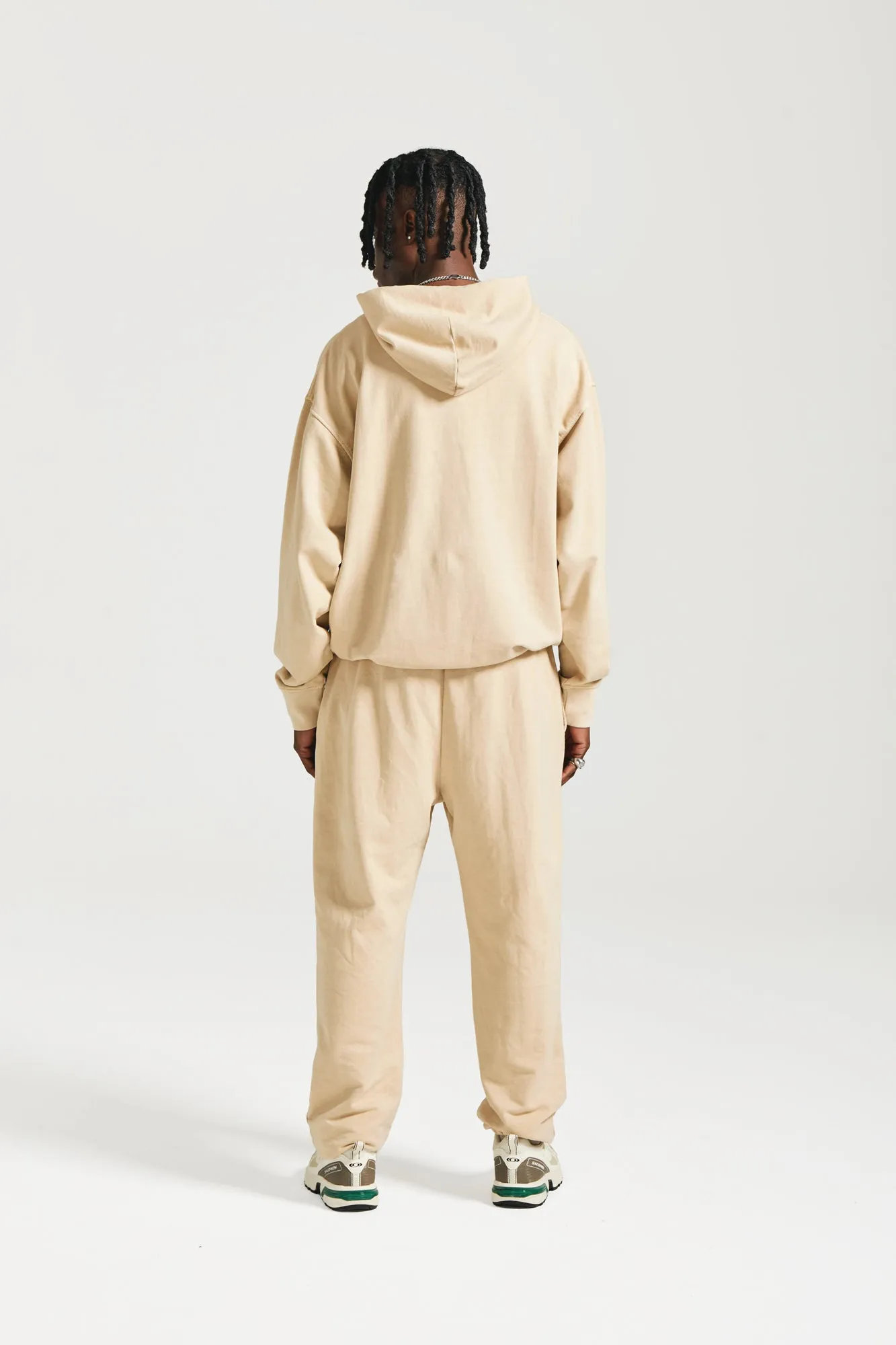 NICCE Mens Mercury Oversized Hoodie | Stone sold by Nicce product image thumbnail 4