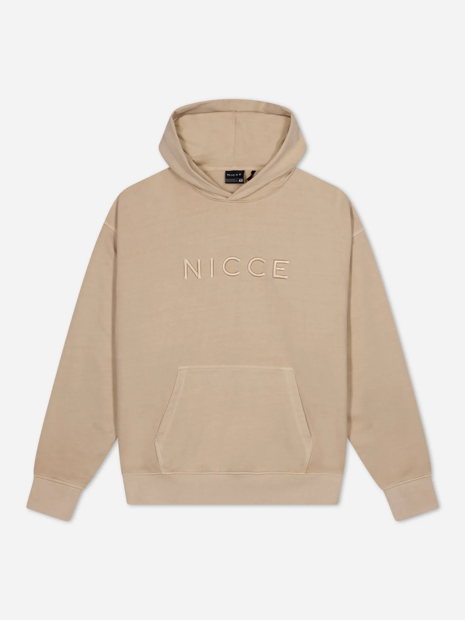 NICCE Mens Mercury Oversized Hoodie | Stone sold by Nicce product image thumbnail 5