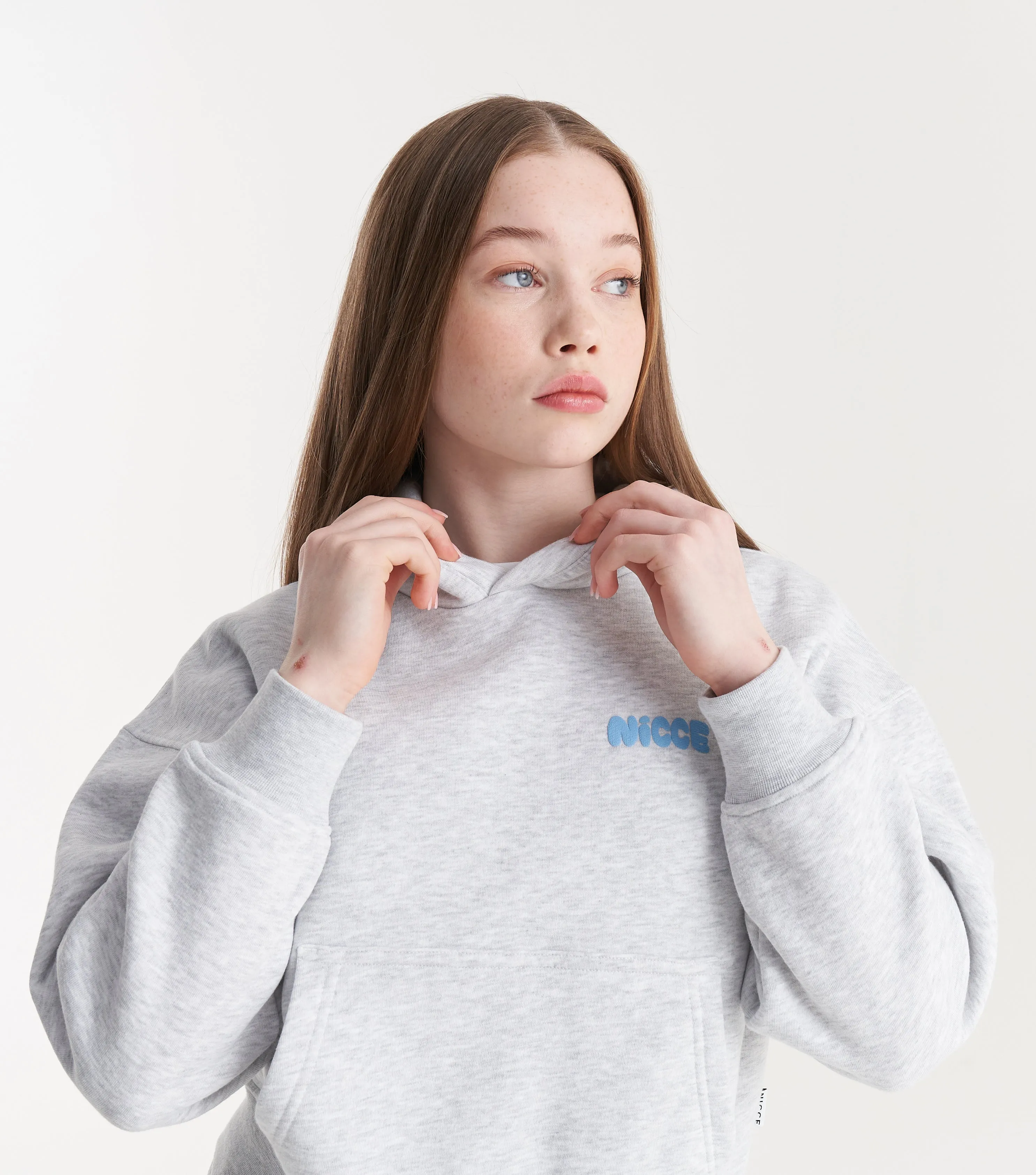 NICCE Girls Sapphire Hoodie | Grey sold by Nicce product image thumbnail 2
