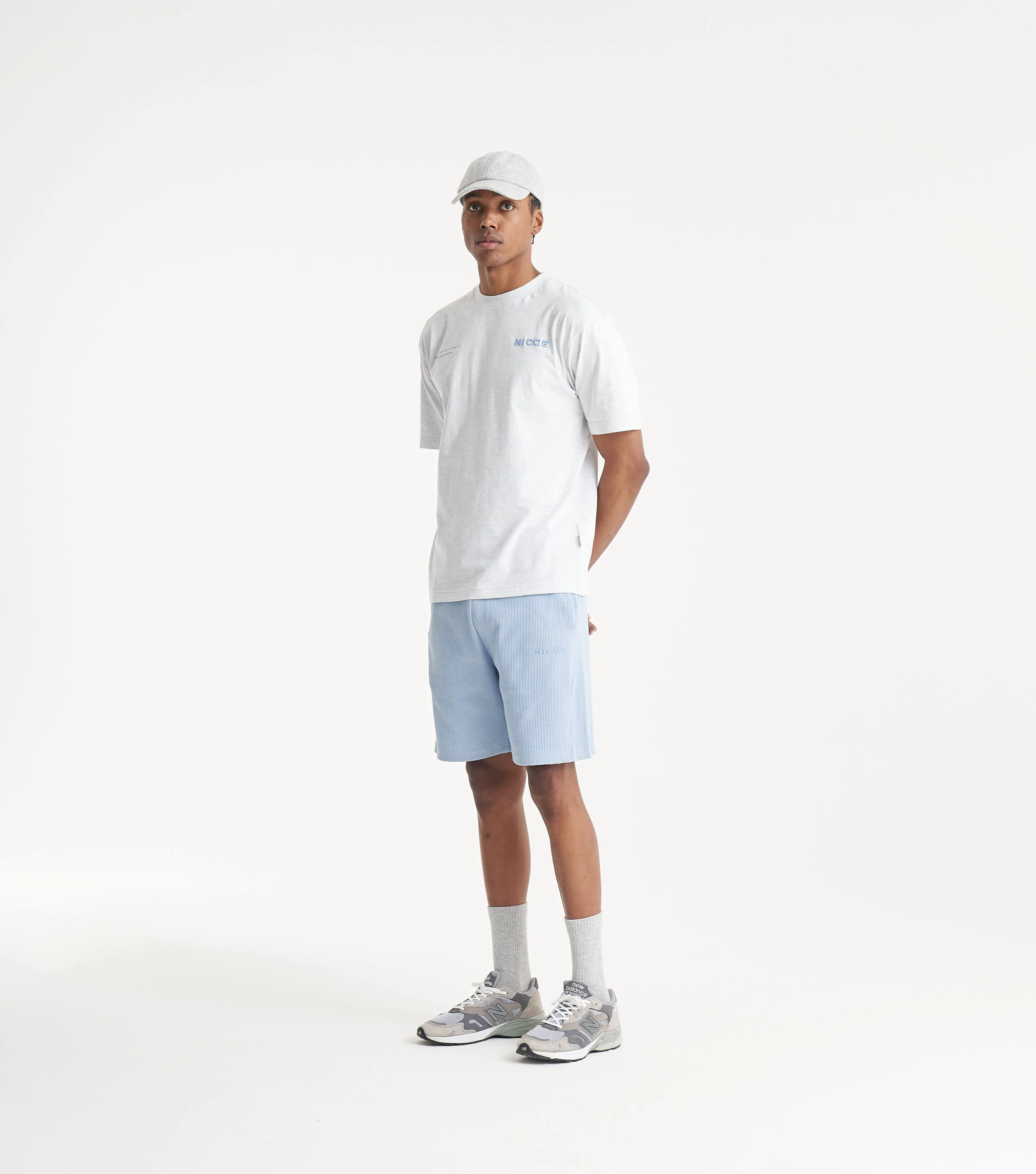 NICCE Mens Script Essential T-Shirt | Grey sold by Nicce product image thumbnail 3