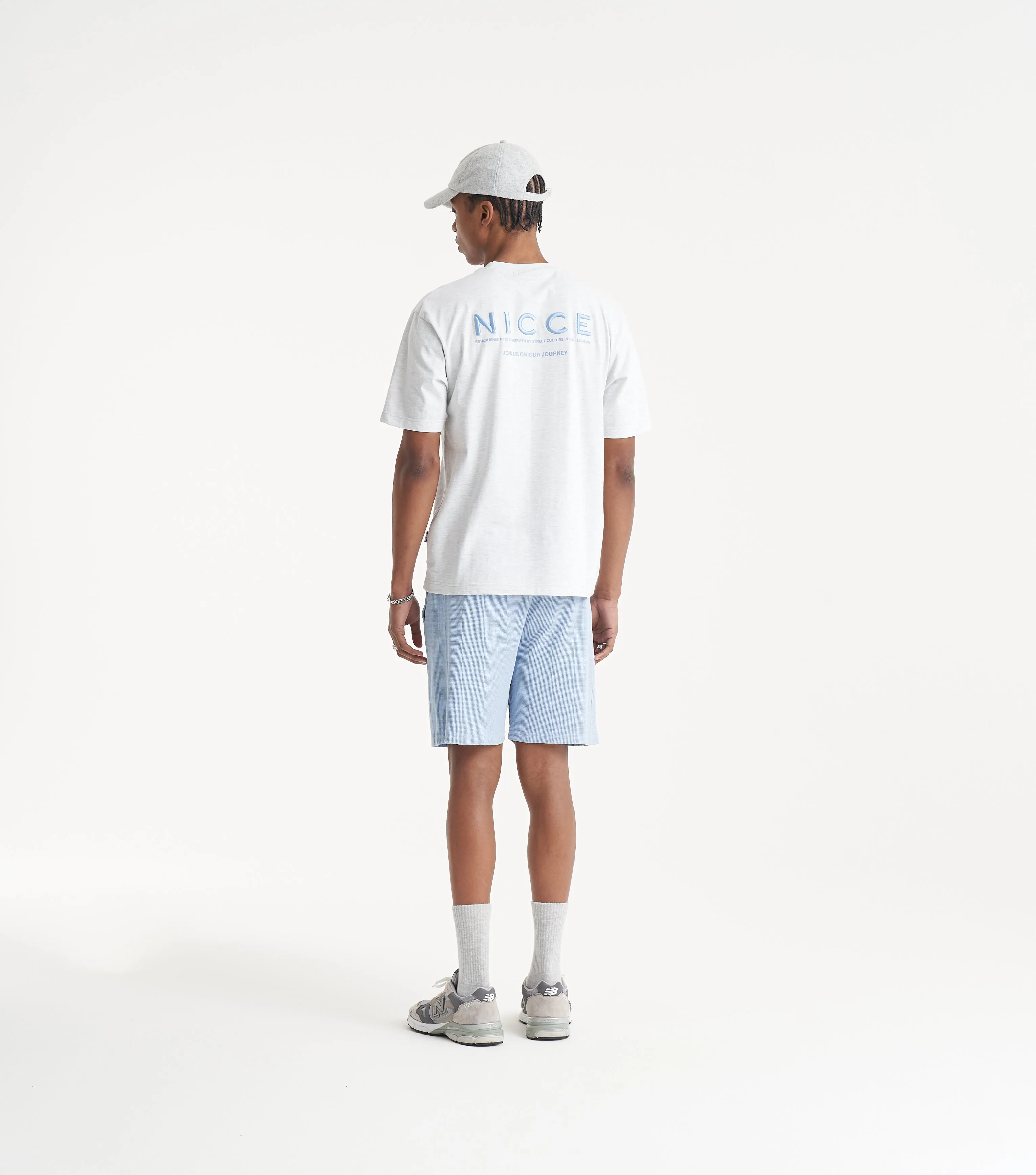 NICCE Mens Script Essential T-Shirt | Grey sold by Nicce product image thumbnail 4