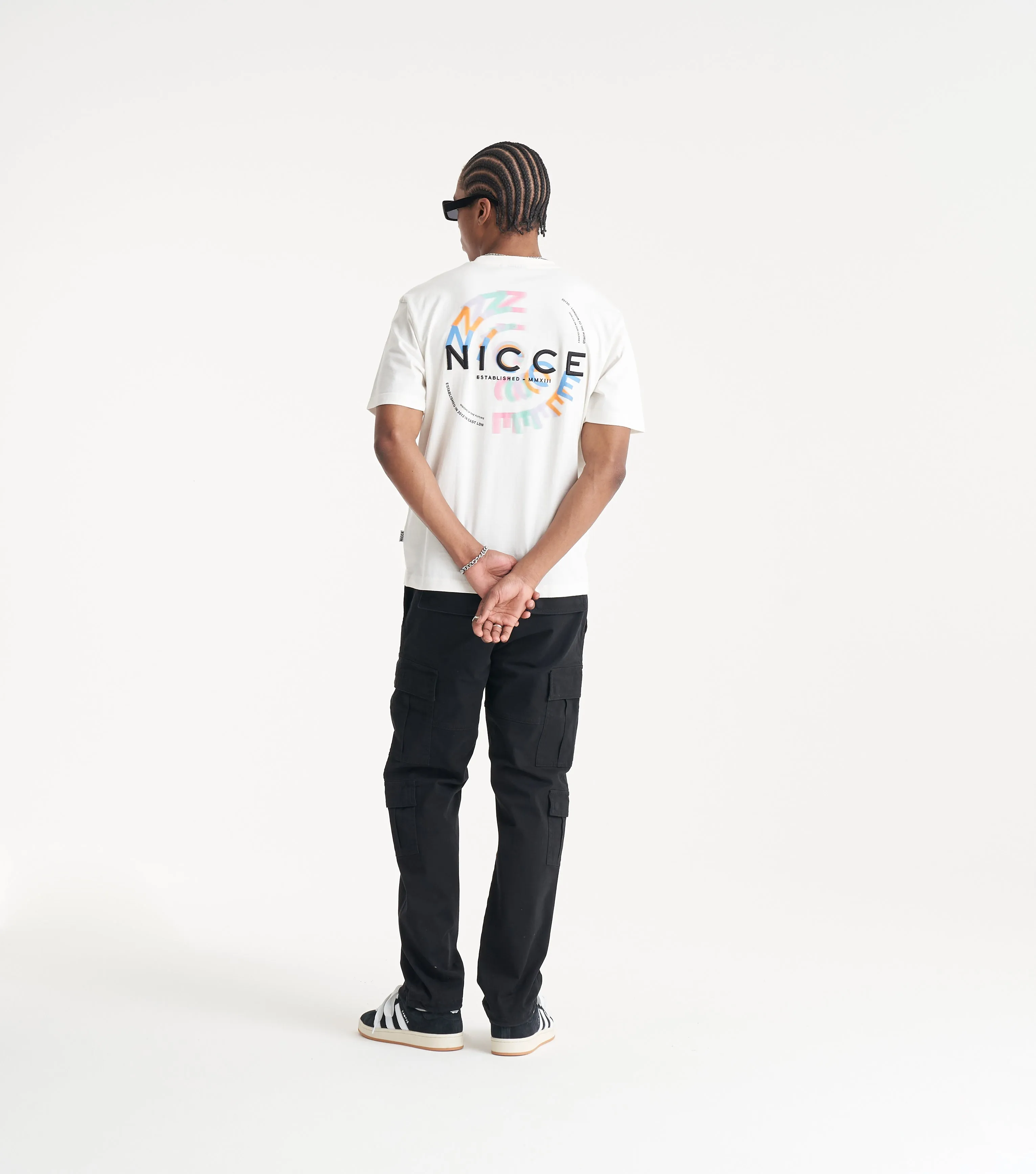 NICCE Mens Orbit T-Shirt | Off White sold by Nicce product image thumbnail 4