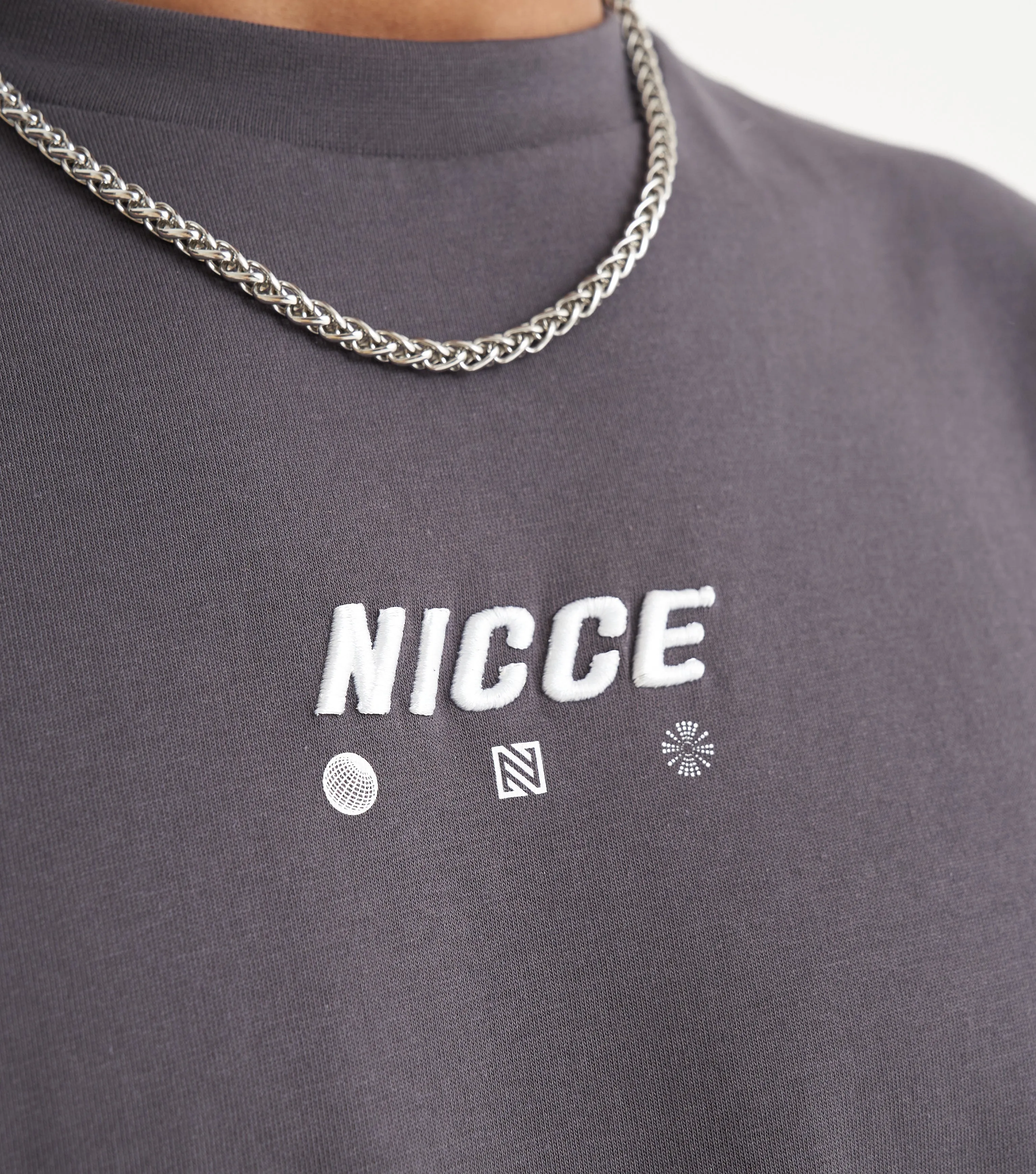 NICCE Mens Scape T-Shirt | Coal sold by Nicce product image thumbnail 4
