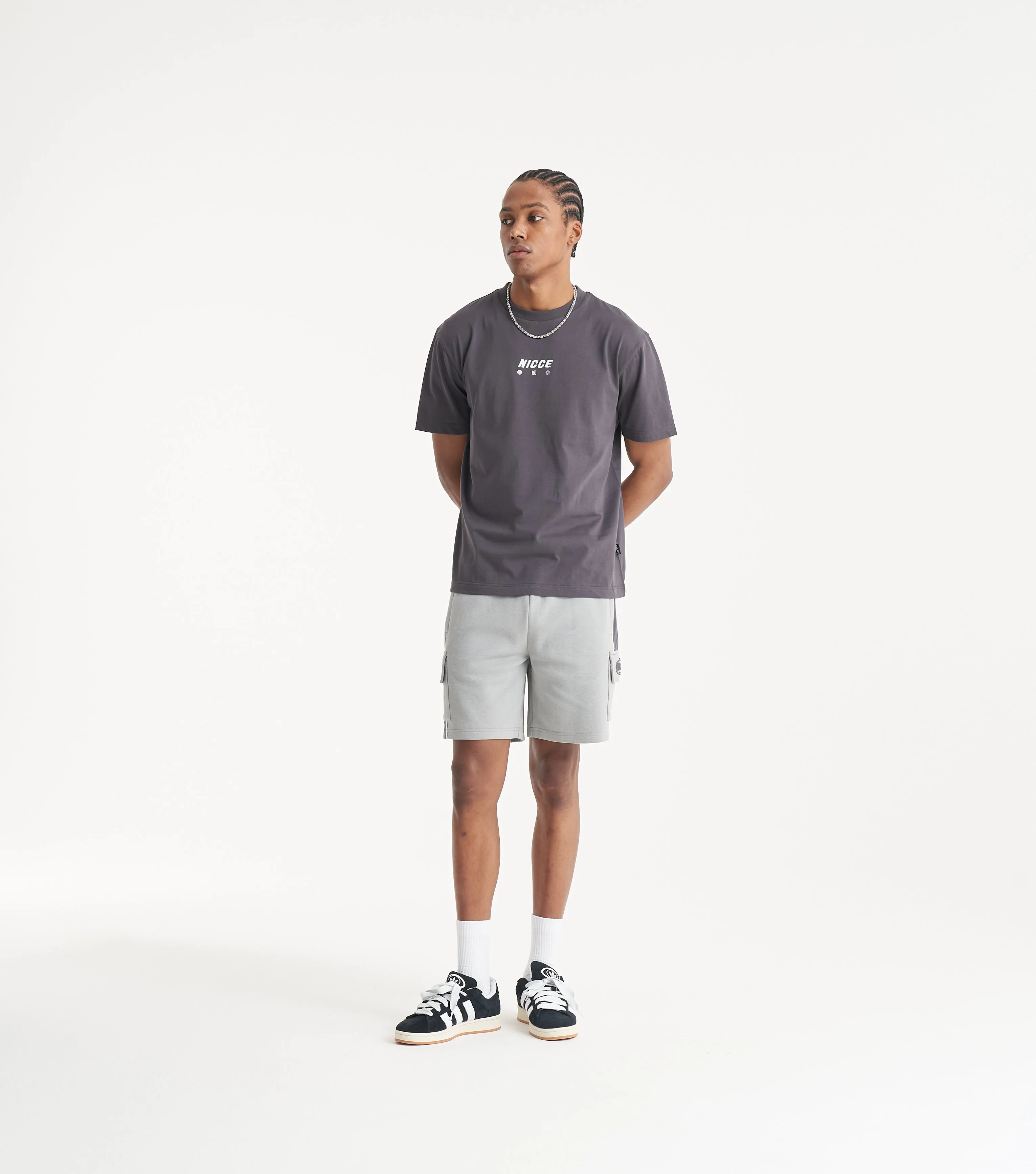 NICCE Mens Scape T-Shirt | Coal sold by Nicce