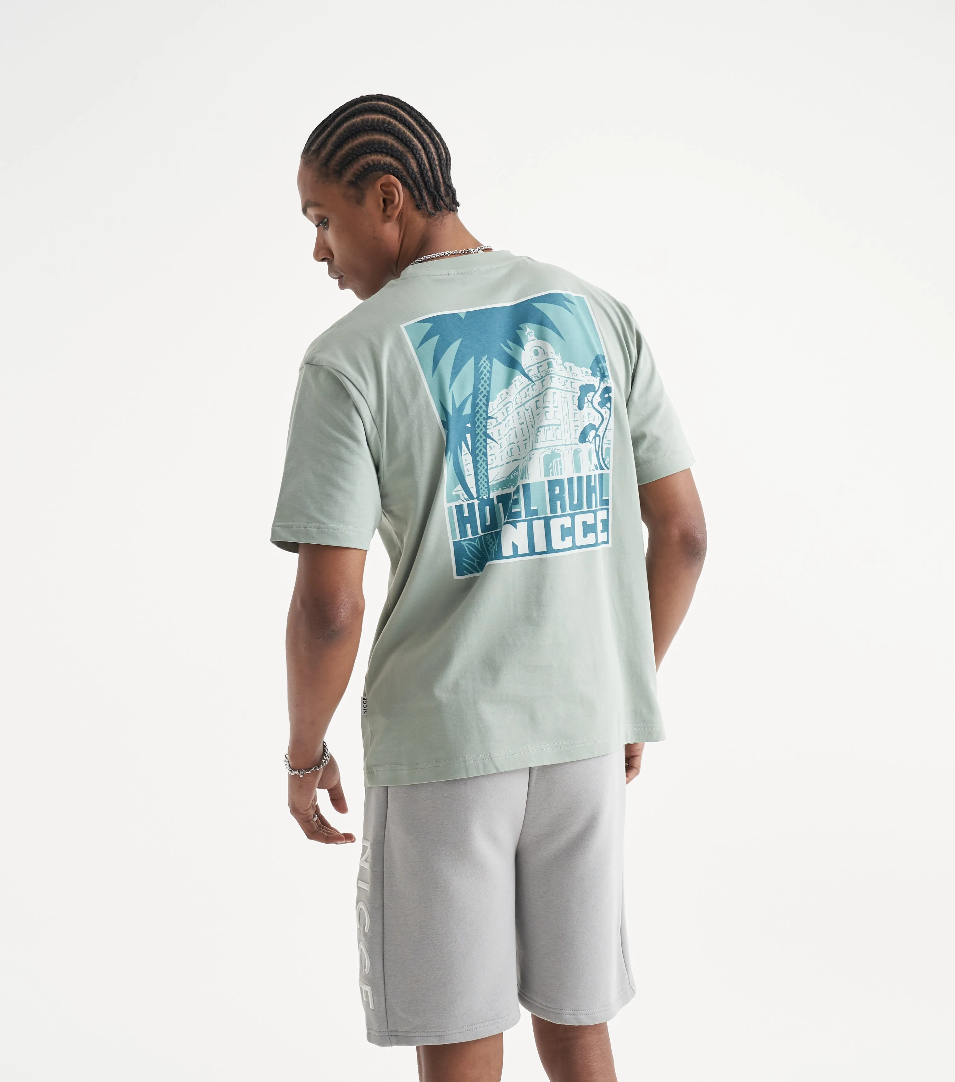 NICCE Mens Hotel T-Shirt | Sage sold by Nicce product image thumbnail 4