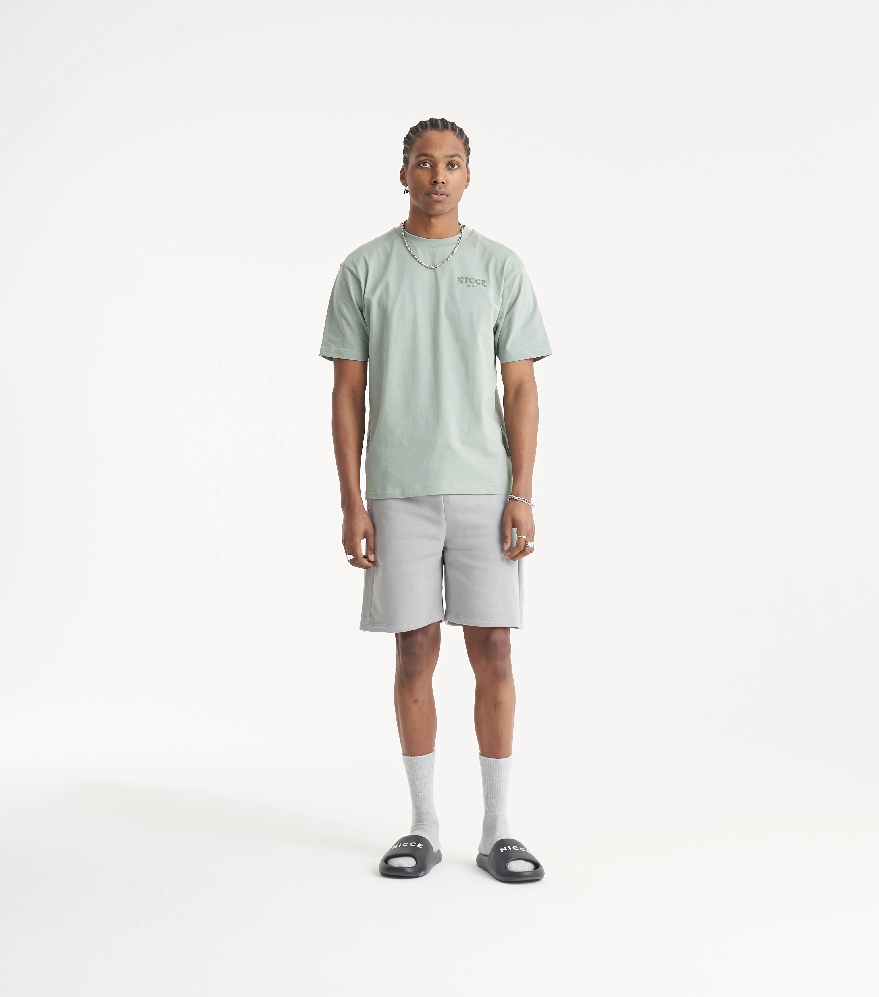 NICCE Mens Hotel T-Shirt | Sage sold by Nicce