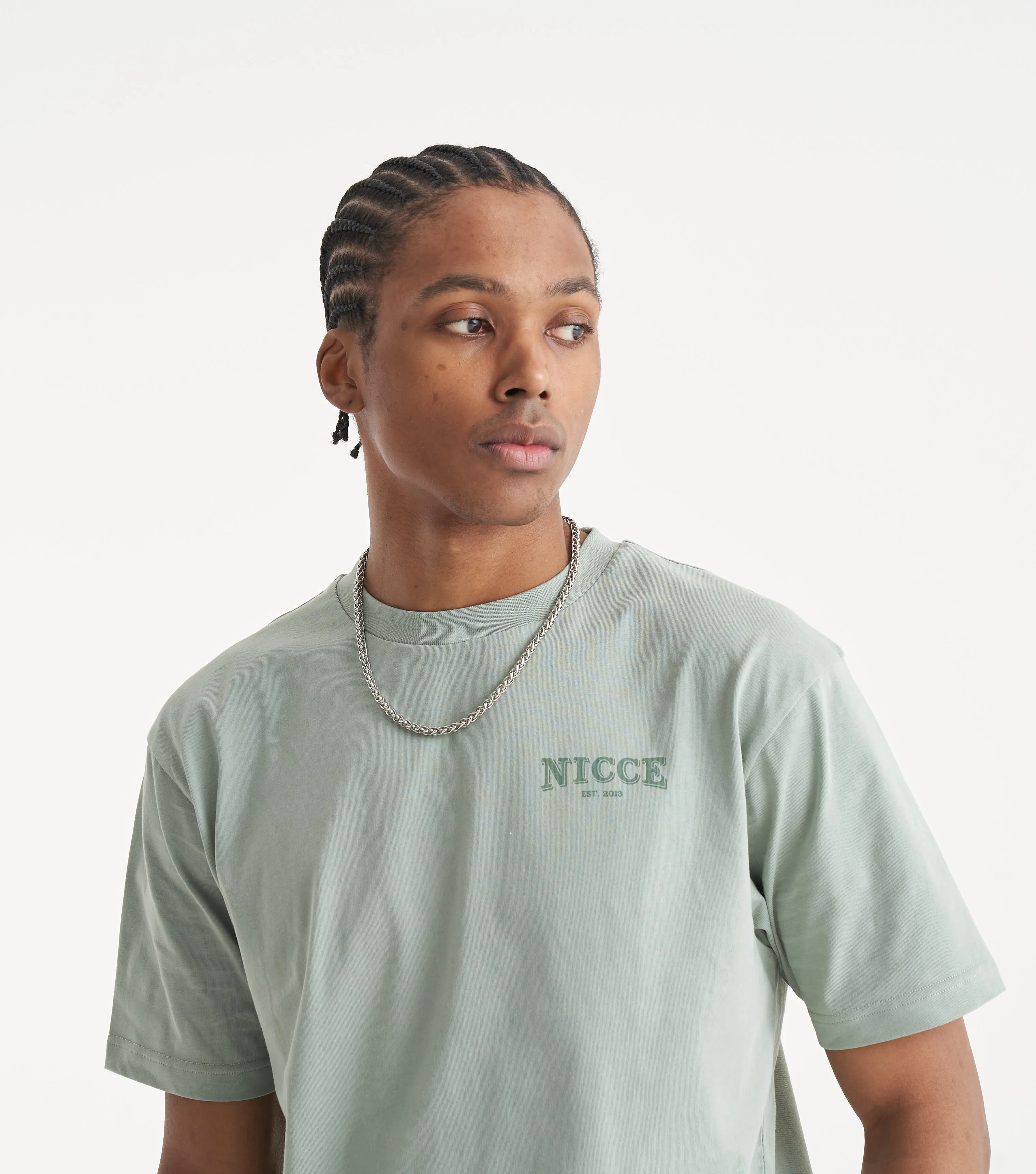 NICCE Mens Hotel T-Shirt | Sage sold by Nicce product image thumbnail 3