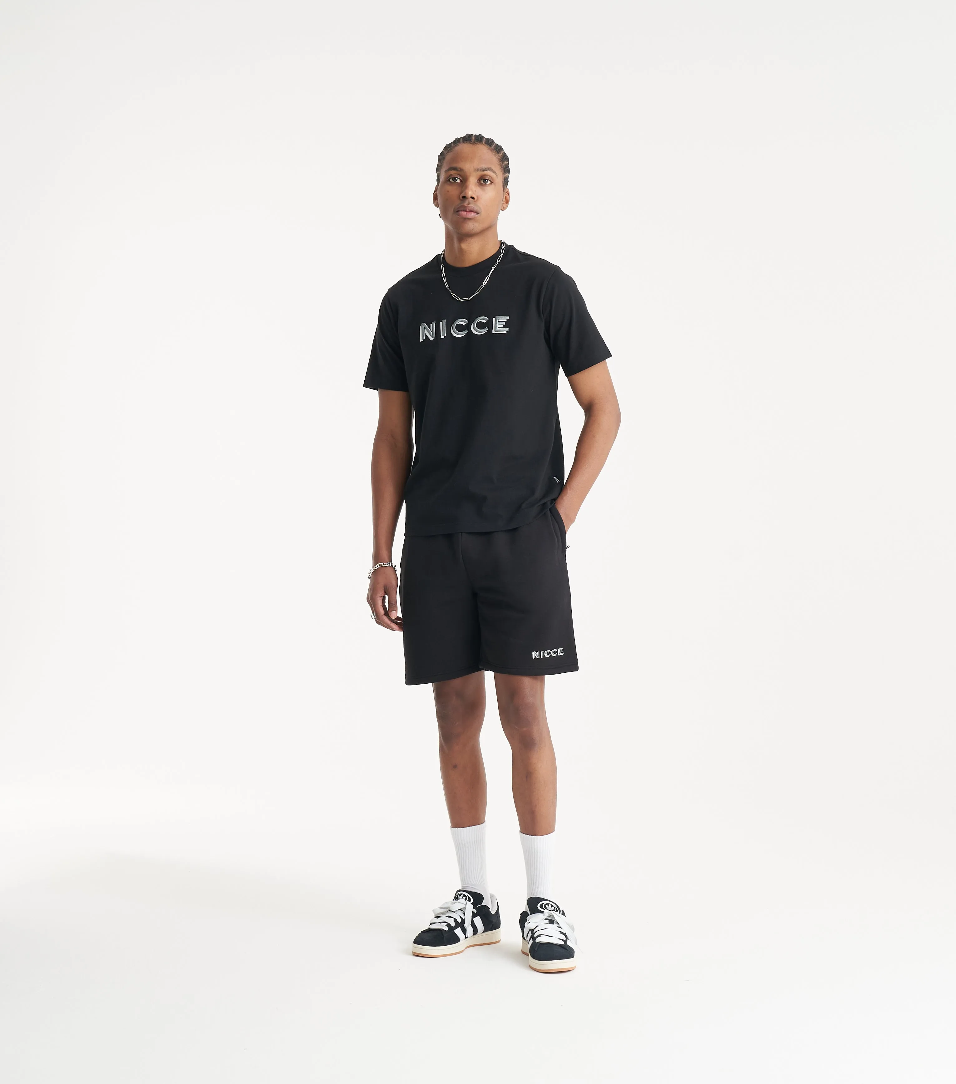 NICCE Mens Forma T-Shirt | Black sold by Nicce product image thumbnail 5