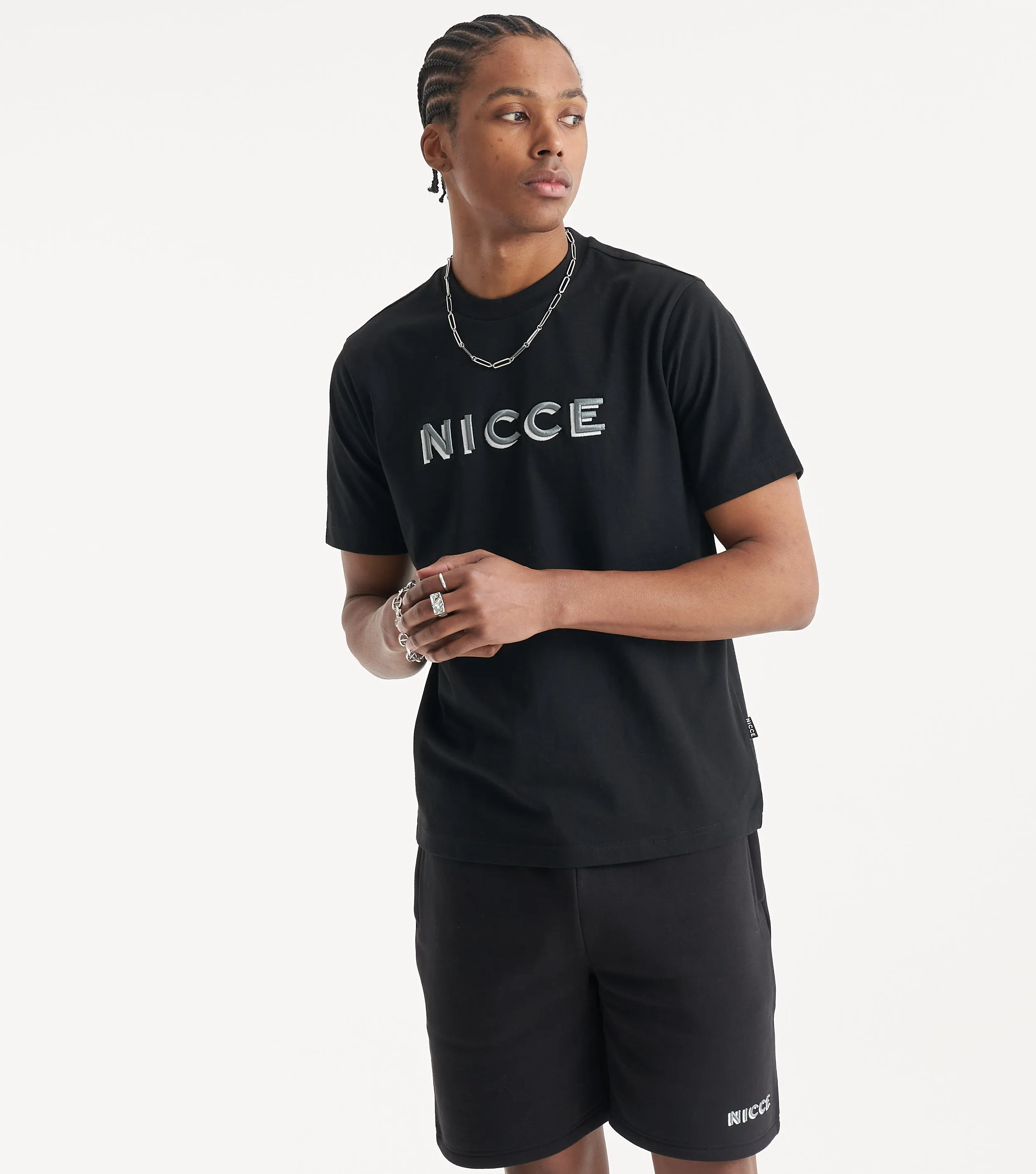 NICCE Mens Forma T-Shirt | Black sold by Nicce product image thumbnail 3