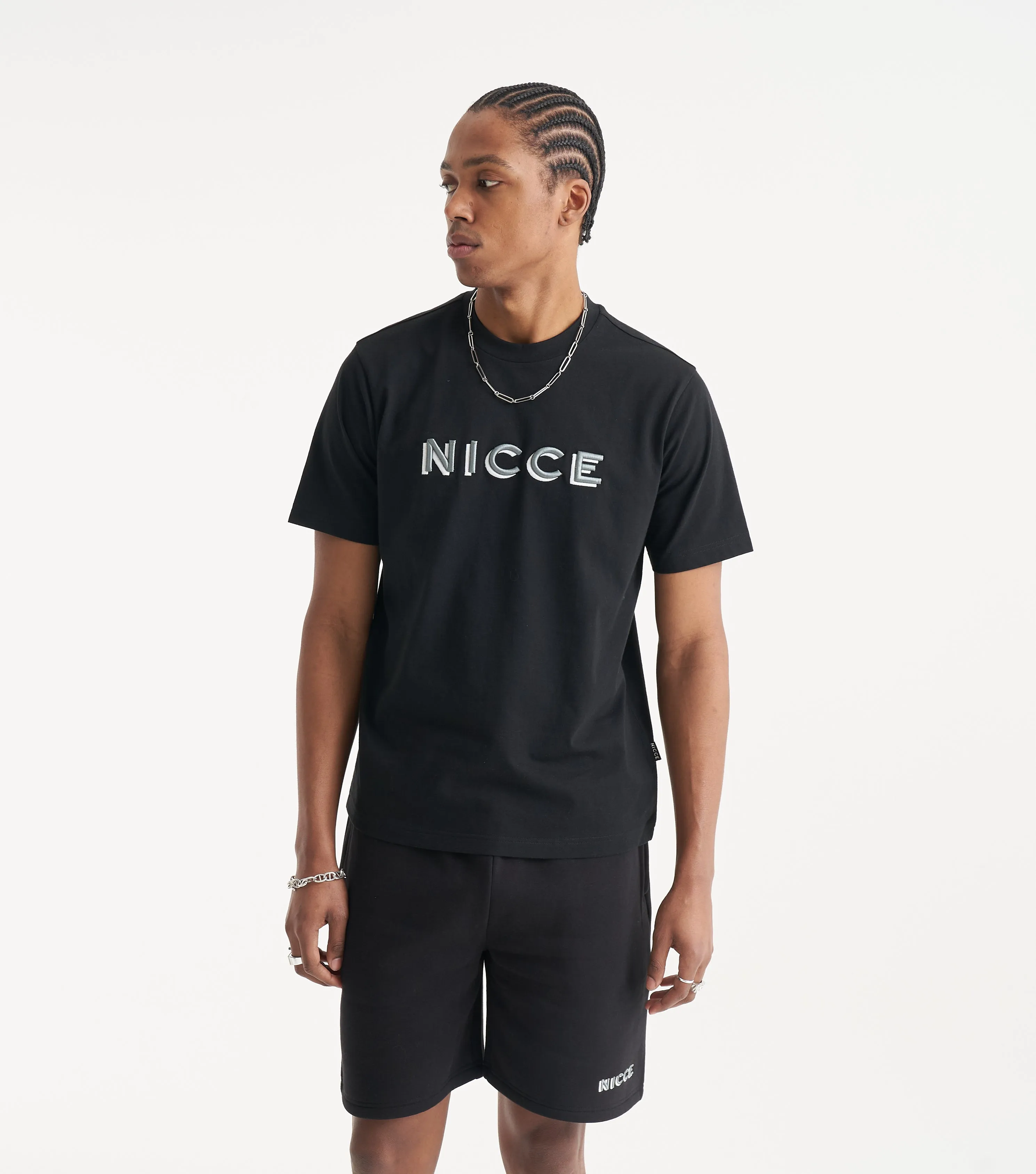 NICCE Mens Forma T-Shirt | Black sold by Nicce product image thumbnail 4