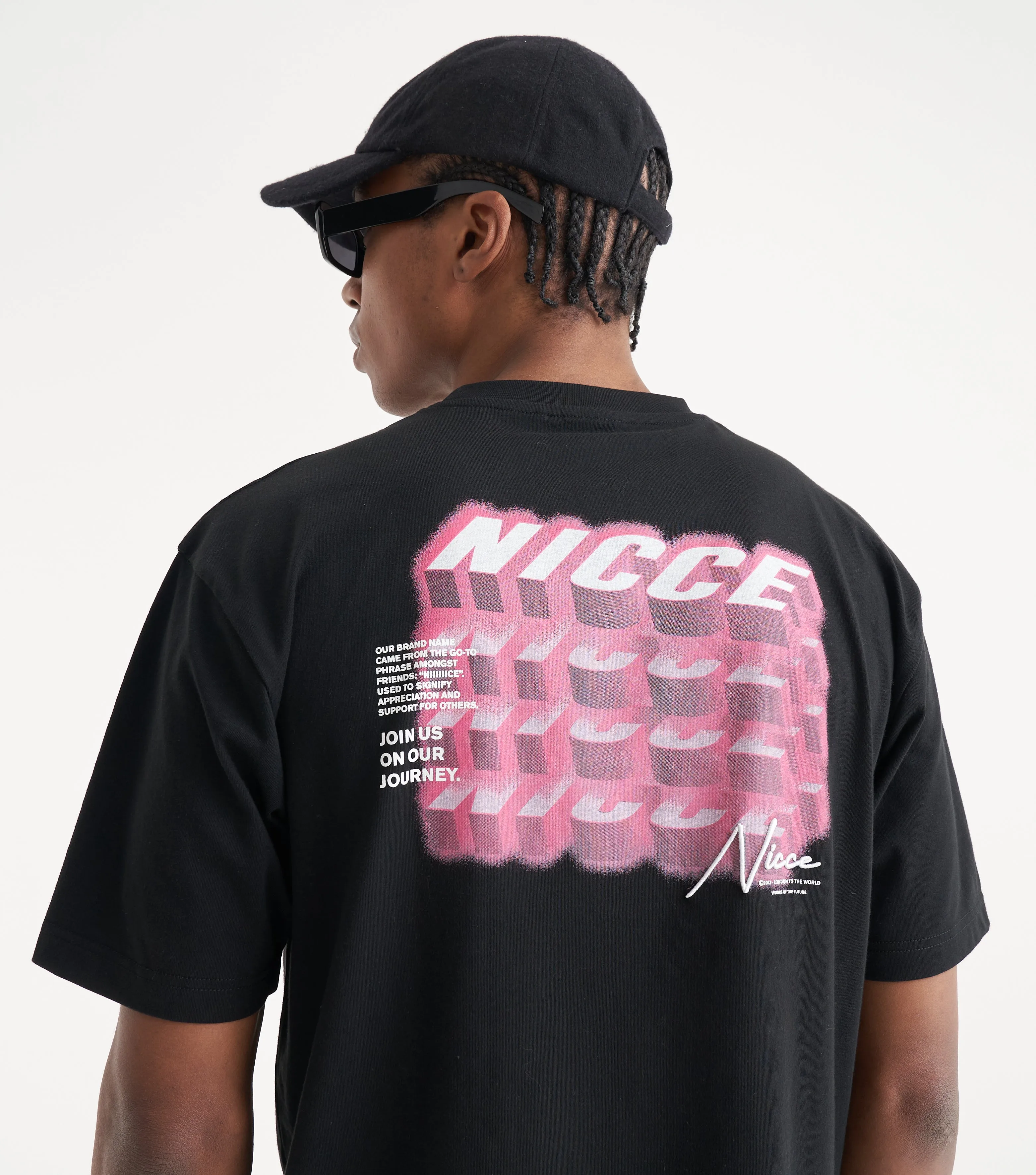 NICCE Mens Voyage T-Shirt | Black sold by Nicce product image thumbnail 5