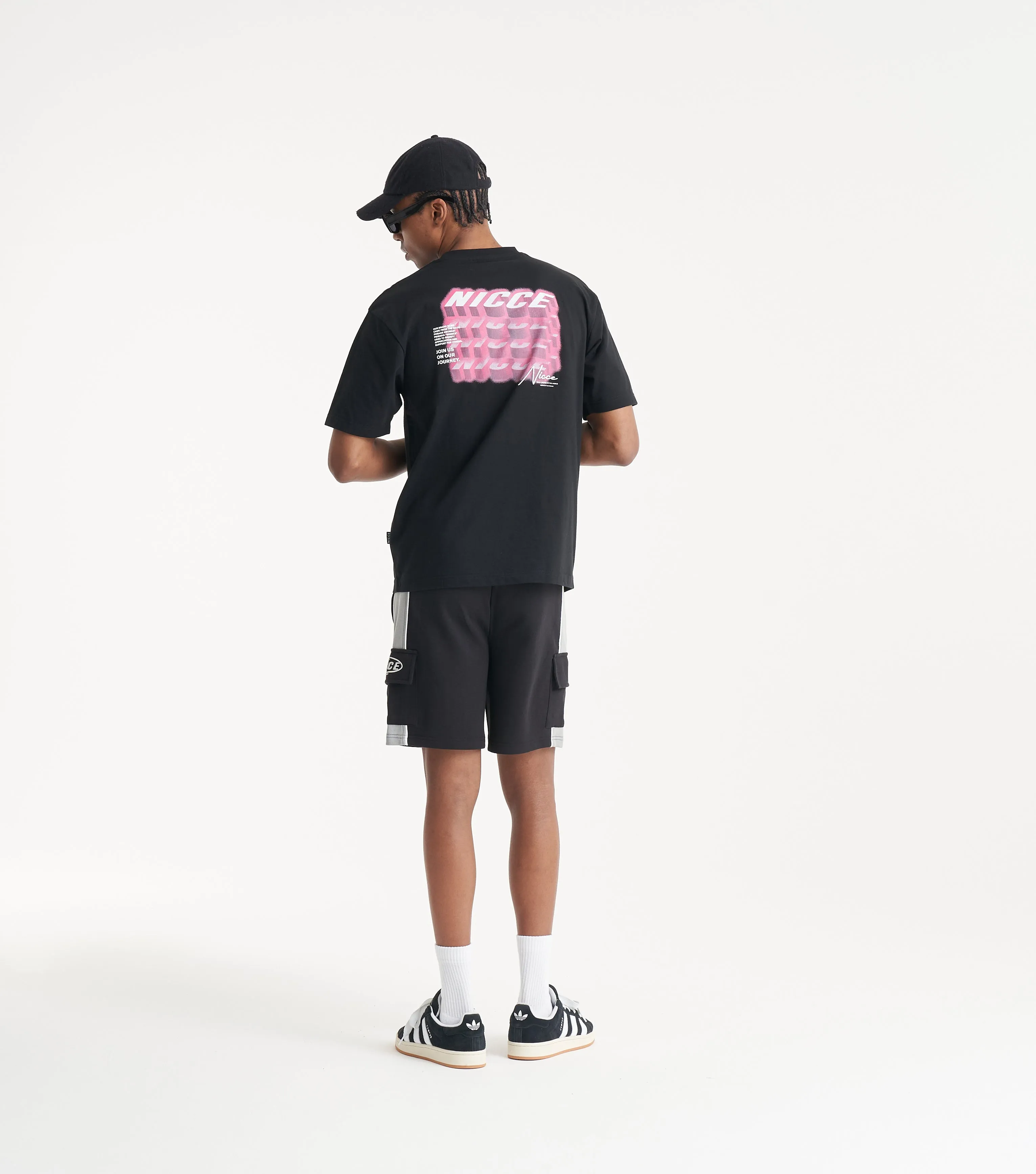 NICCE Mens Voyage T-Shirt | Black sold by Nicce product image thumbnail 2