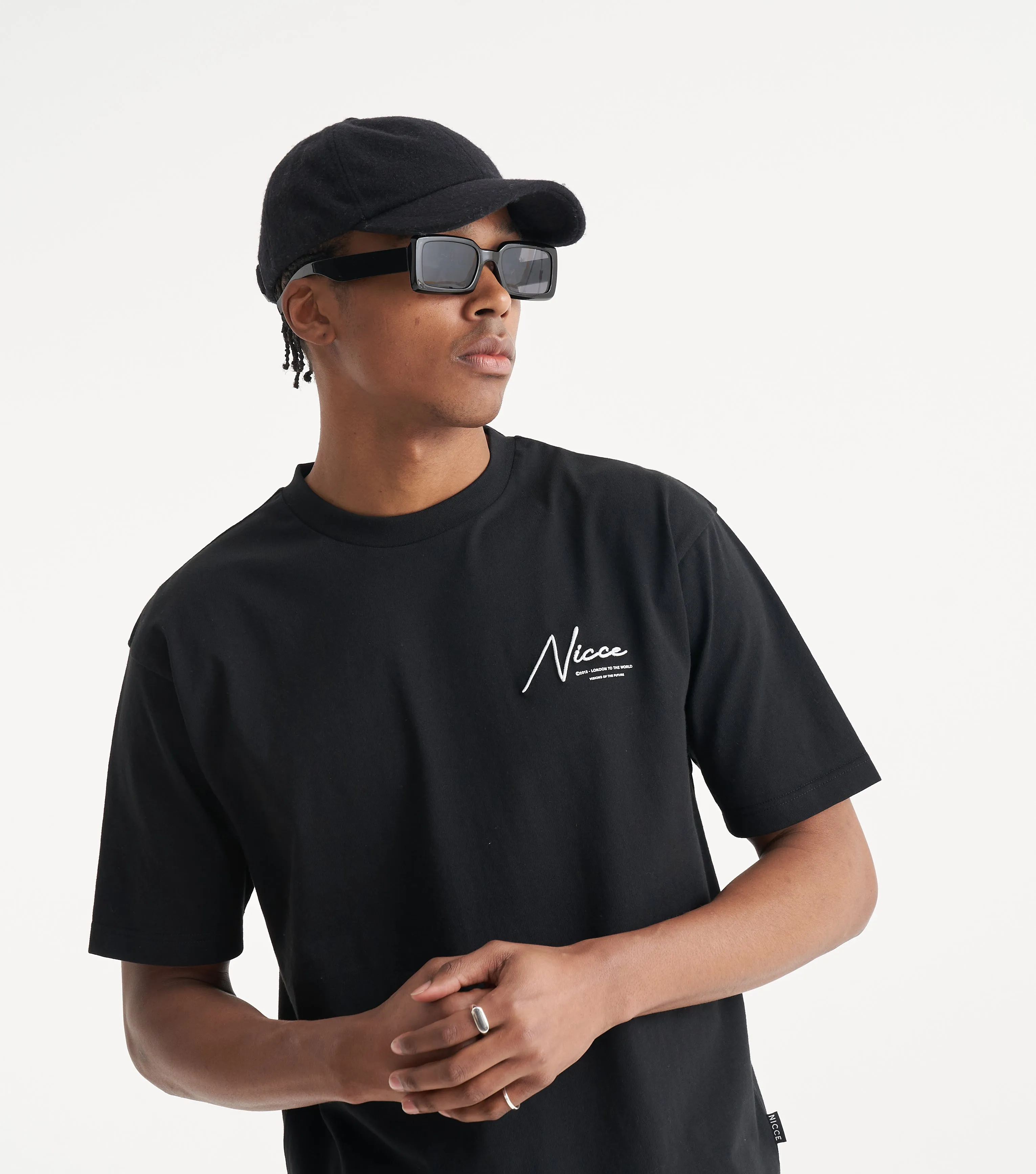 NICCE Mens Voyage T-Shirt | Black sold by Nicce product image thumbnail 3