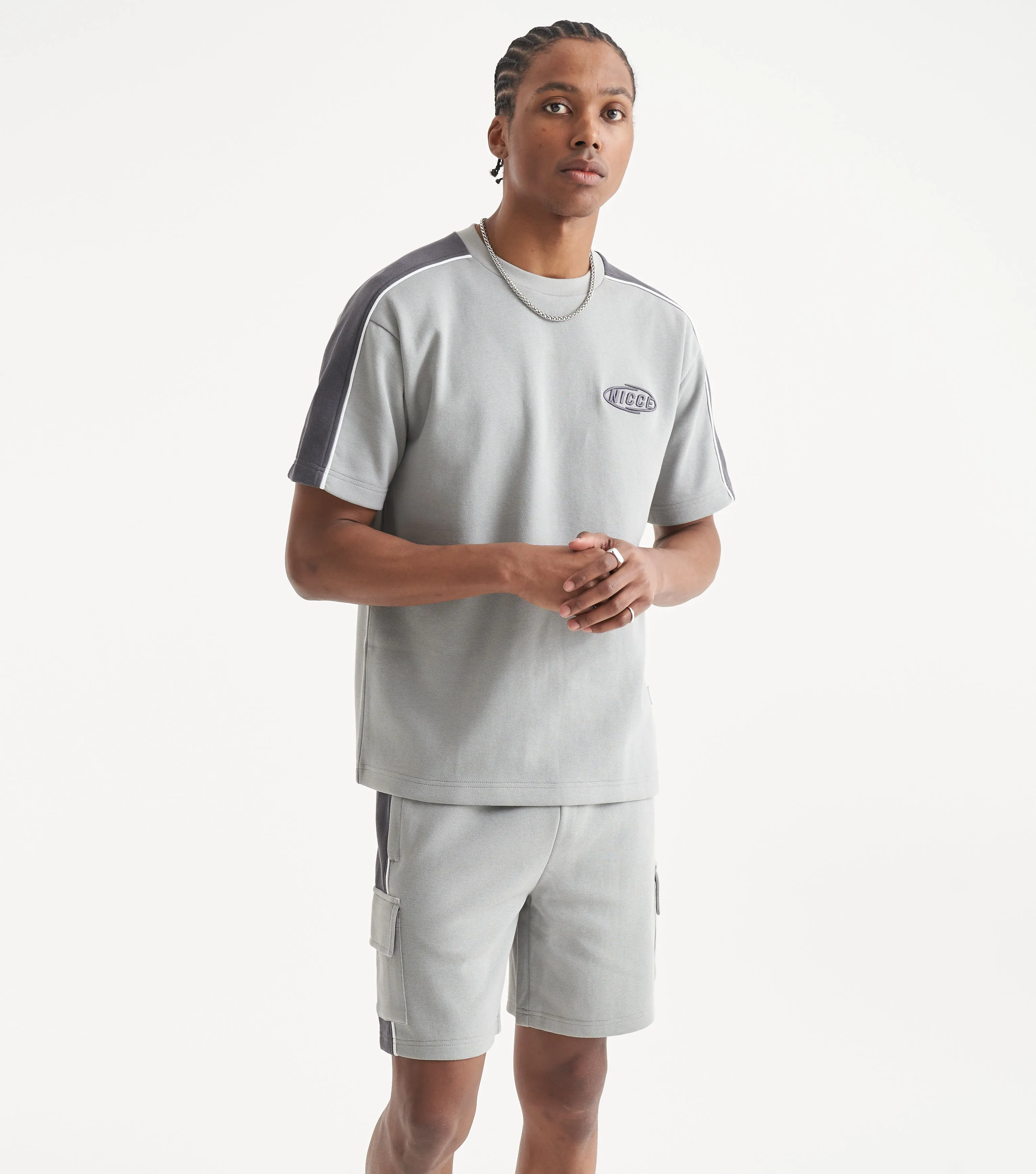 NICCE Mens Revolve T-Shirt | Grey sold by Nicce product image thumbnail 2