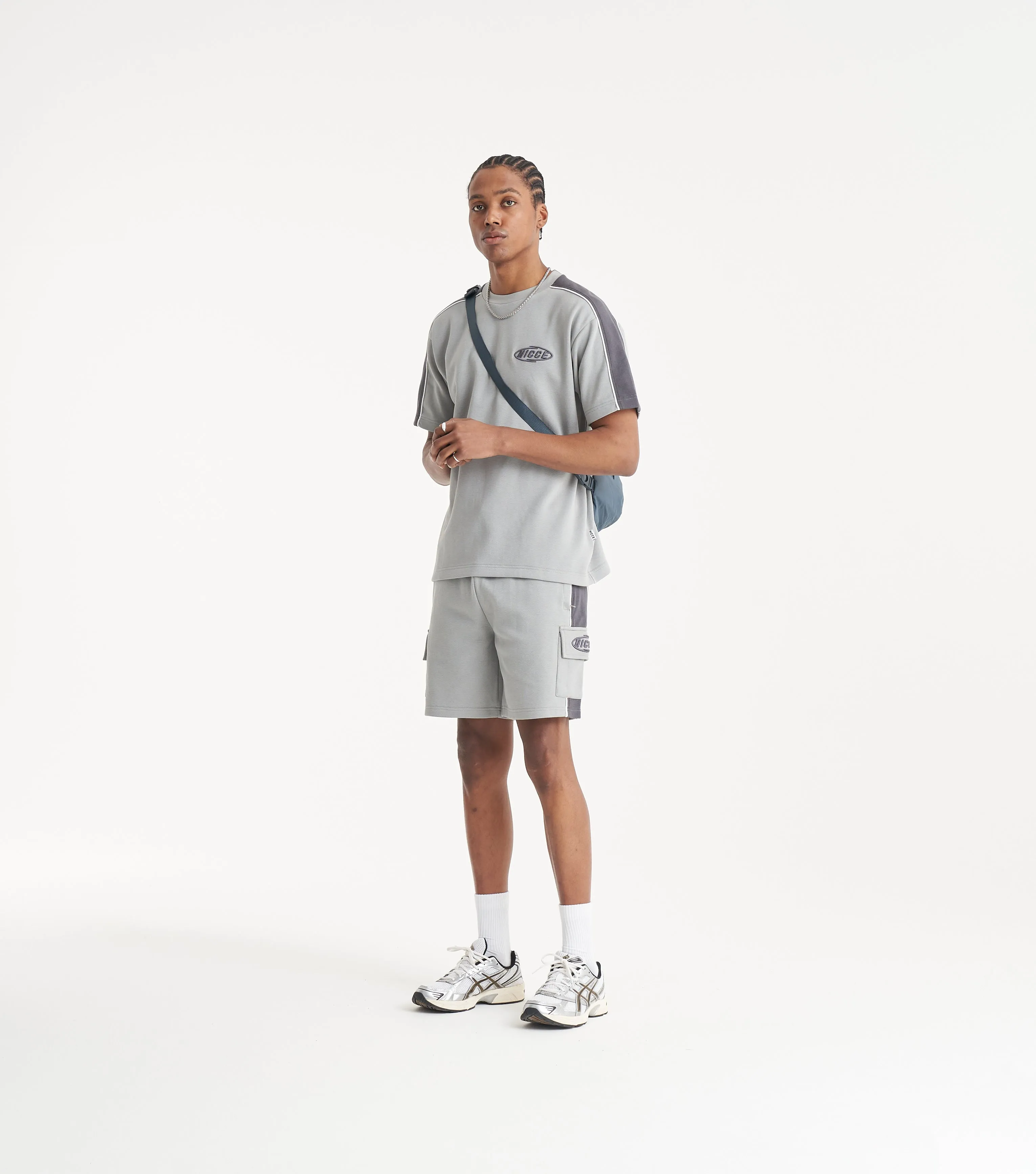 NICCE Mens Revolve T-Shirt | Grey sold by Nicce