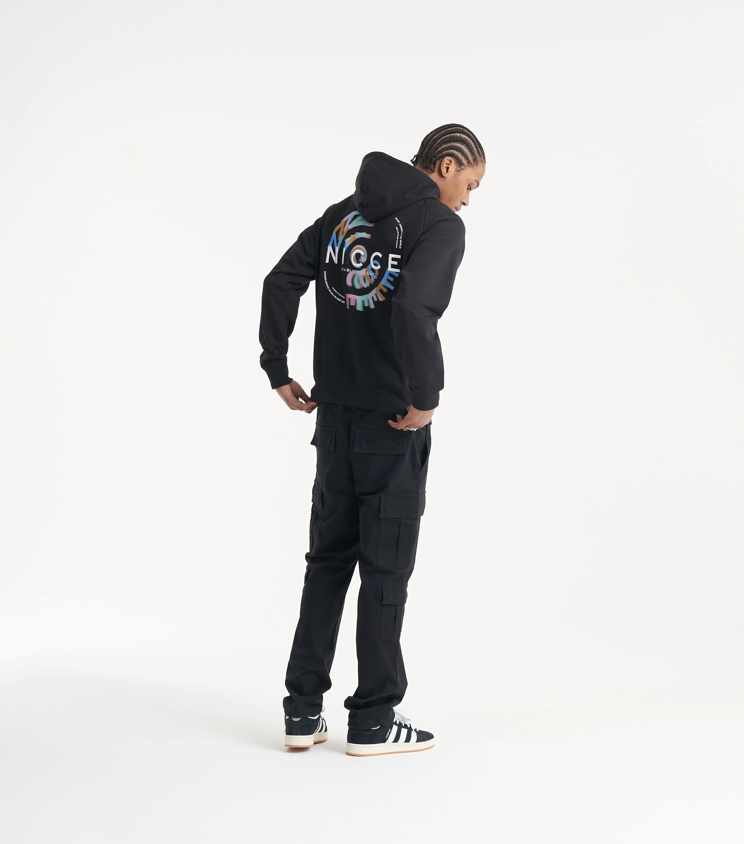 NICCE Mens Orbit Hoodie | Black sold by Nicce product image thumbnail 5