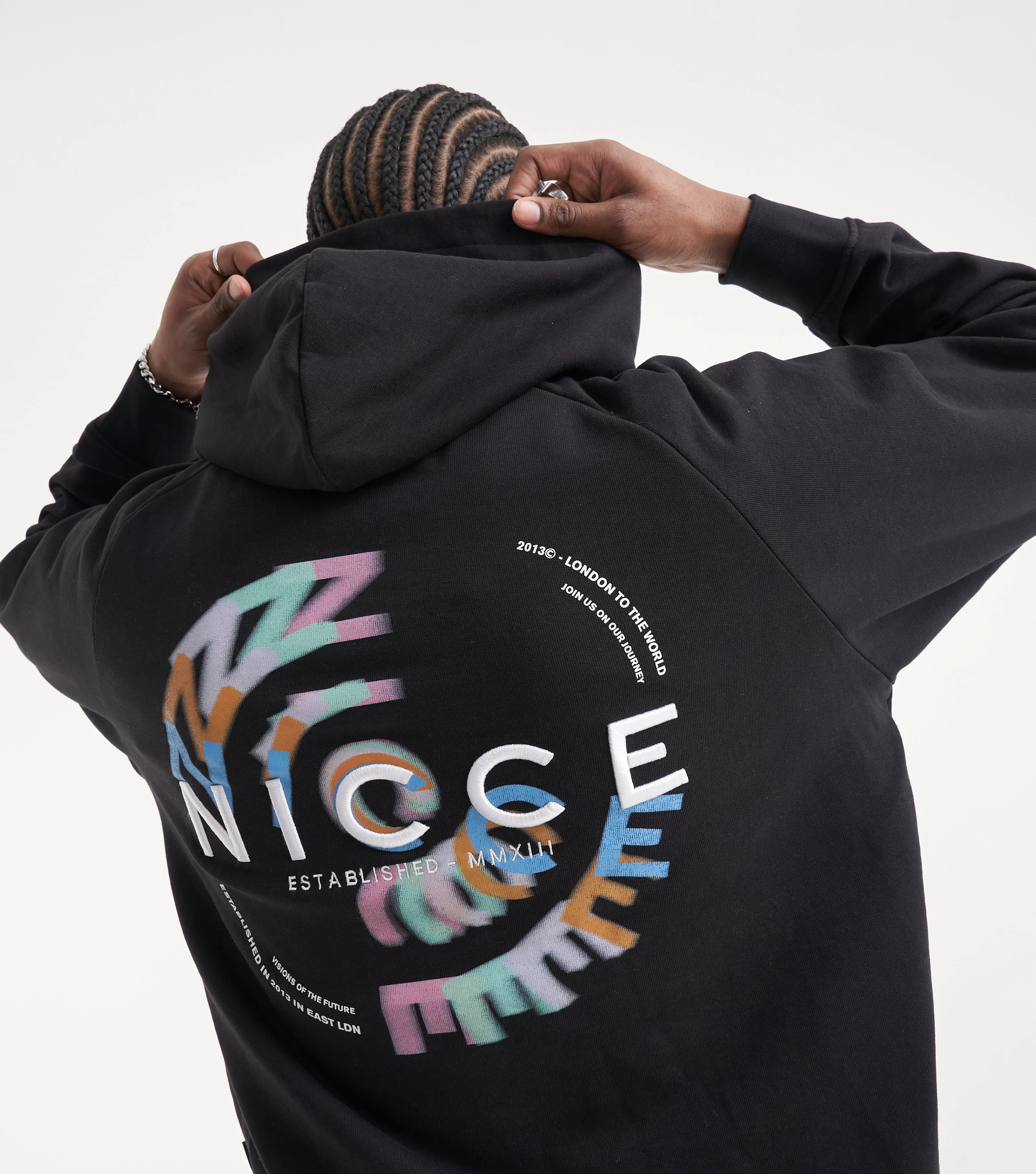 NICCE Mens Orbit Hoodie | Black sold by Nicce product image thumbnail 2