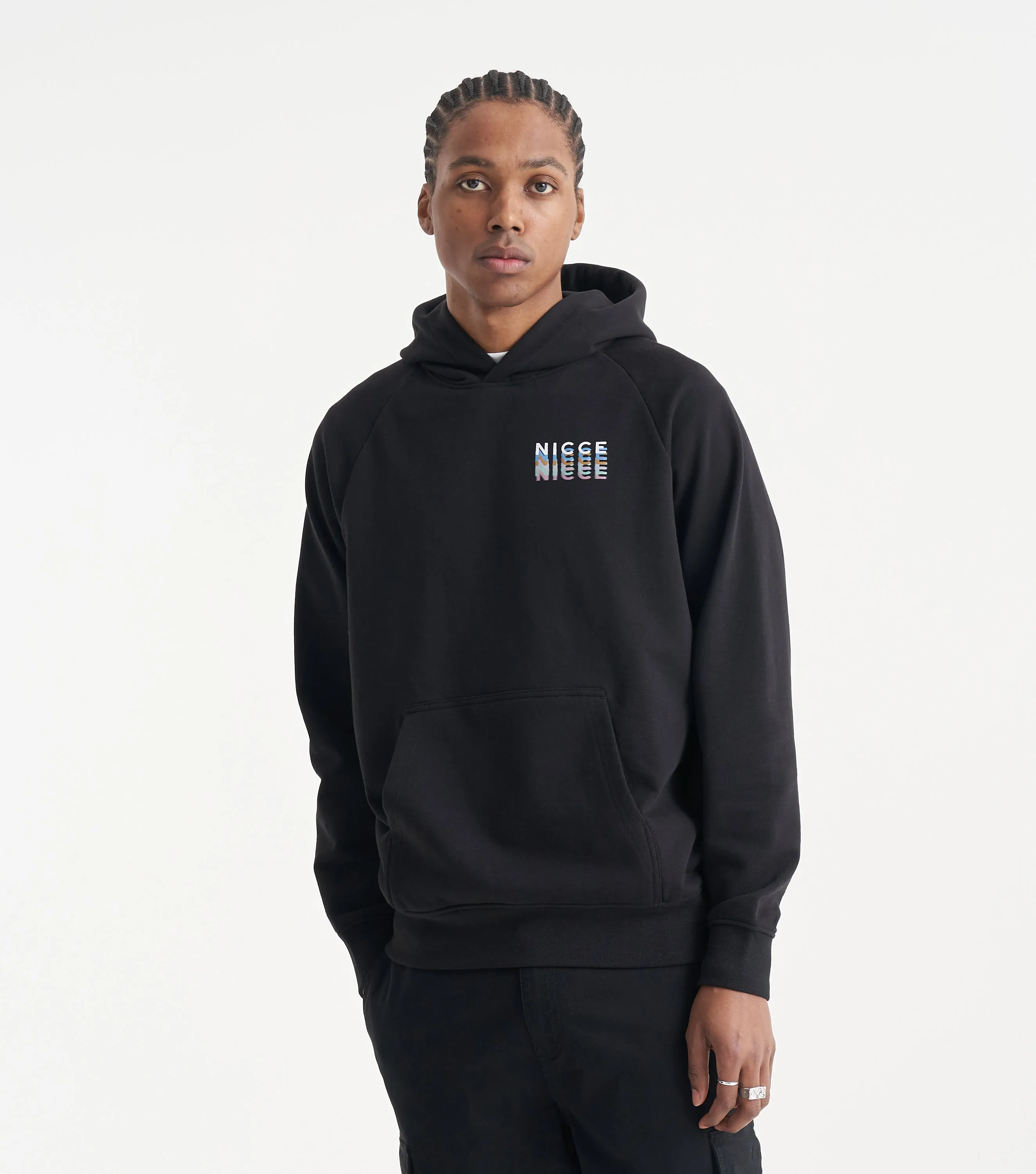 NICCE Mens Orbit Hoodie | Black sold by Nicce product image thumbnail 3