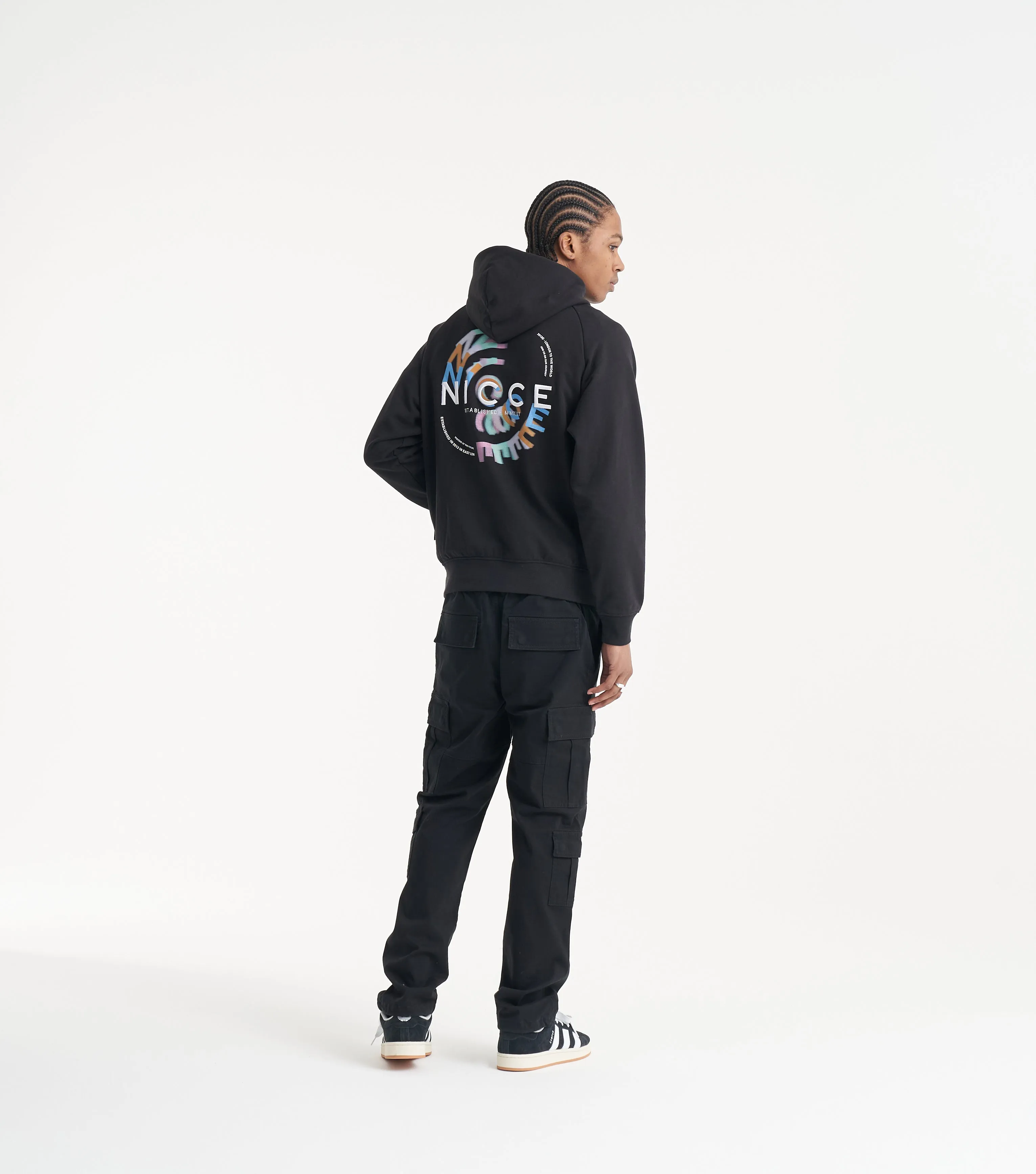 NICCE Mens Orbit Hoodie | Black sold by Nicce product image thumbnail 4