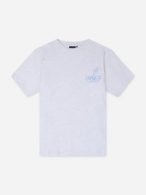 NICCE Mens Sylvan T-Shirt | Ice Grey Marl sold by Nicce