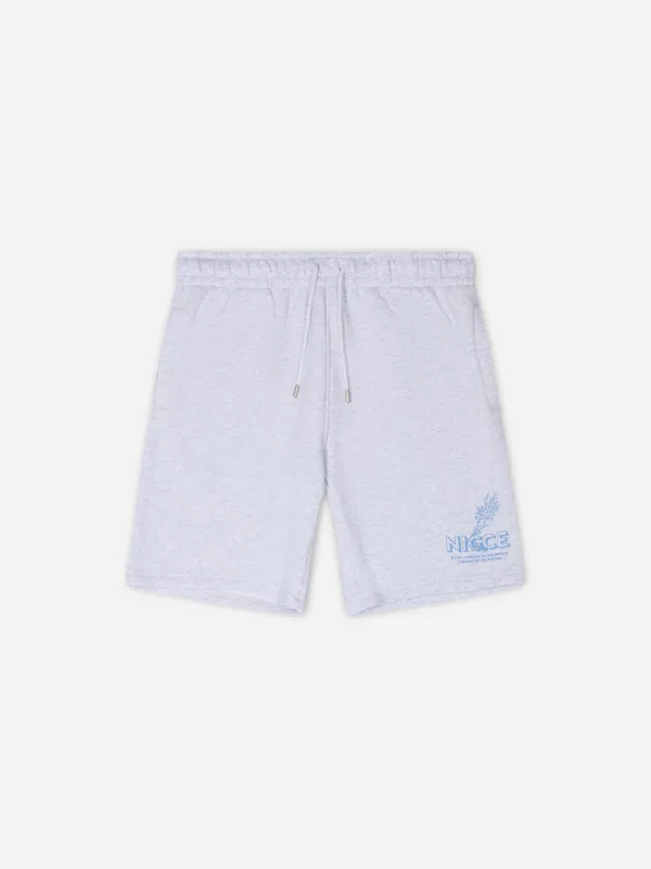 NICCE Mens Sylvan Shorts | Ice Grey Marl sold by Nicce